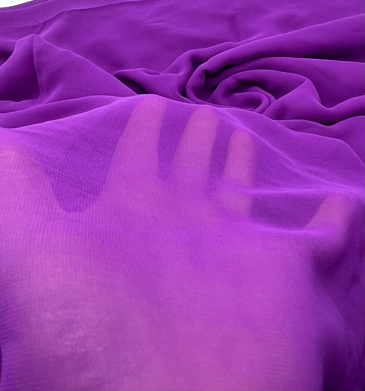 Plain Light Purple Chiffon Sheer Dress Bridal Fabric