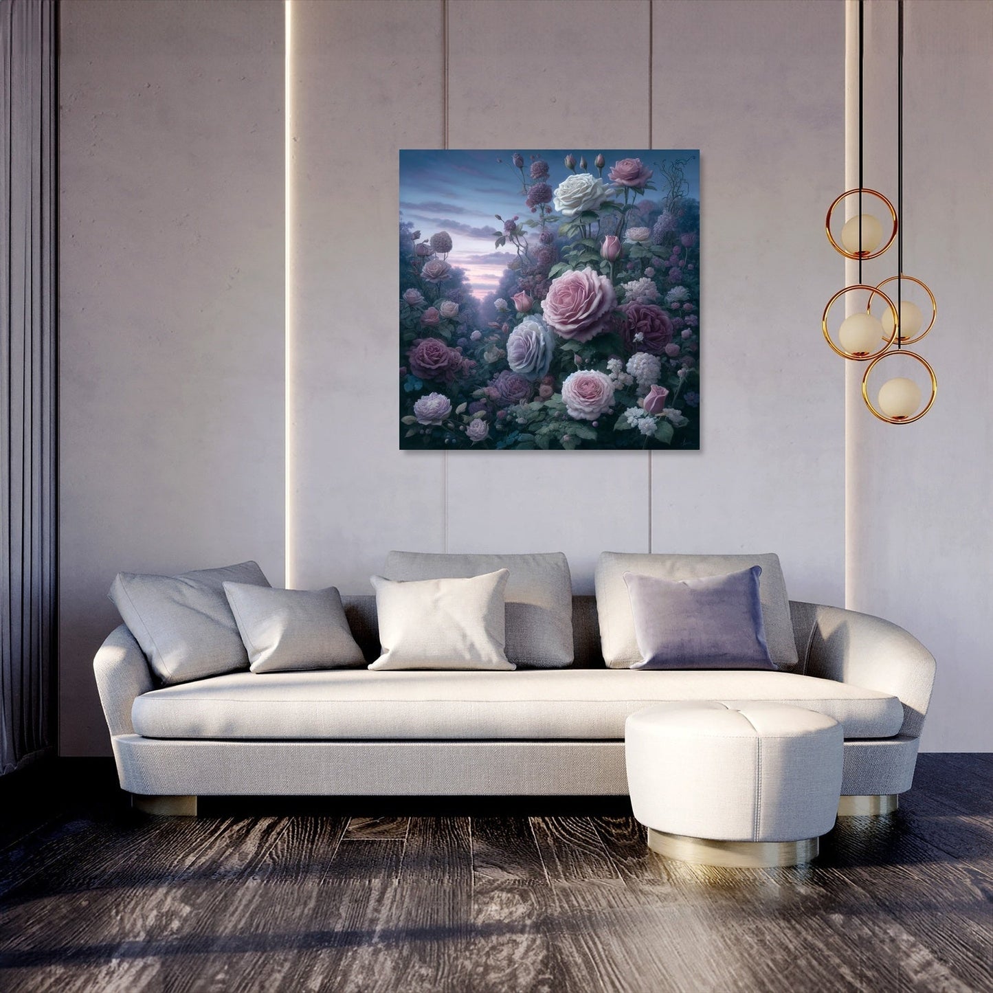 Victorian Elegance Roses Canvas