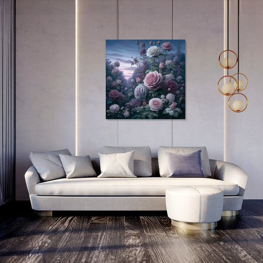 Victorian Elegance Roses Canvas