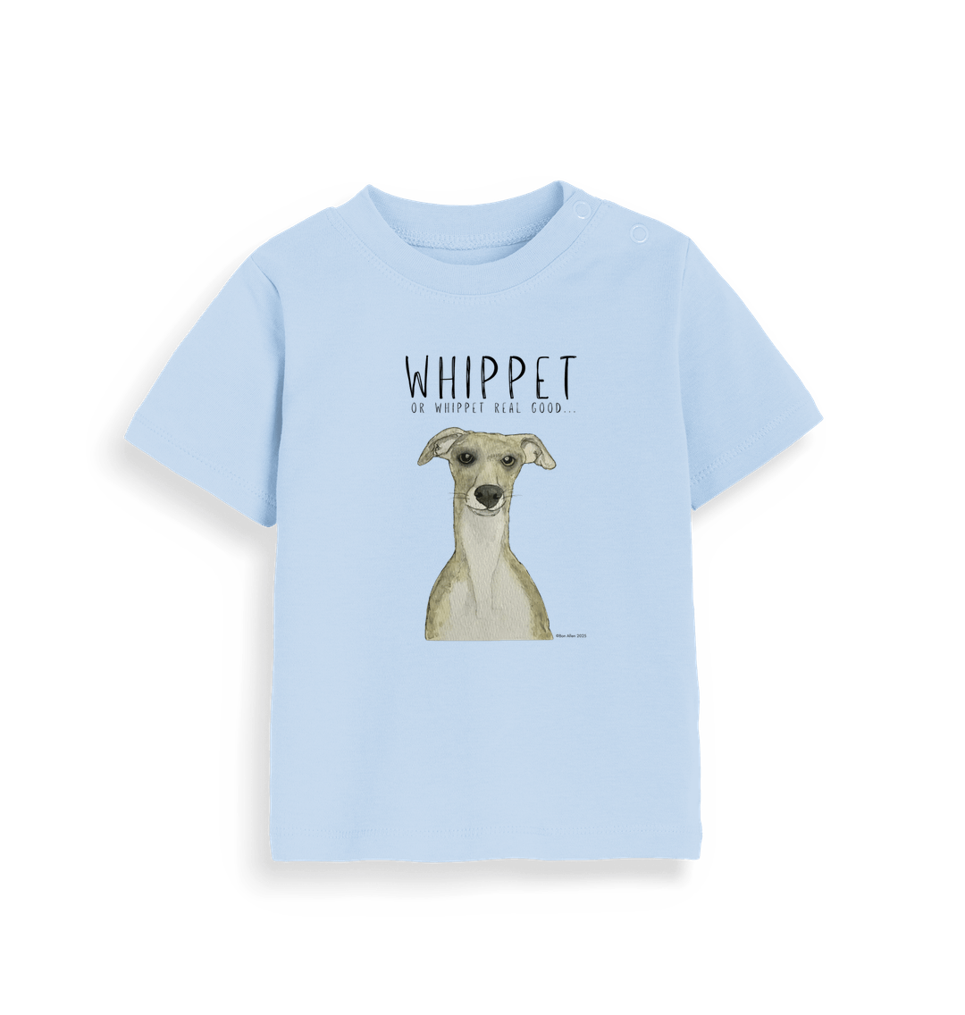 Tiny Human, Big Whippet Energy!  Baby T Shirt