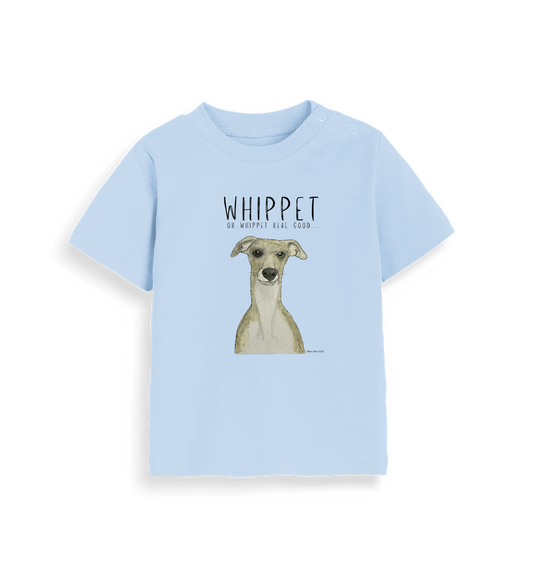 Tiny Human, Big Whippet Energy!  Baby T Shirt