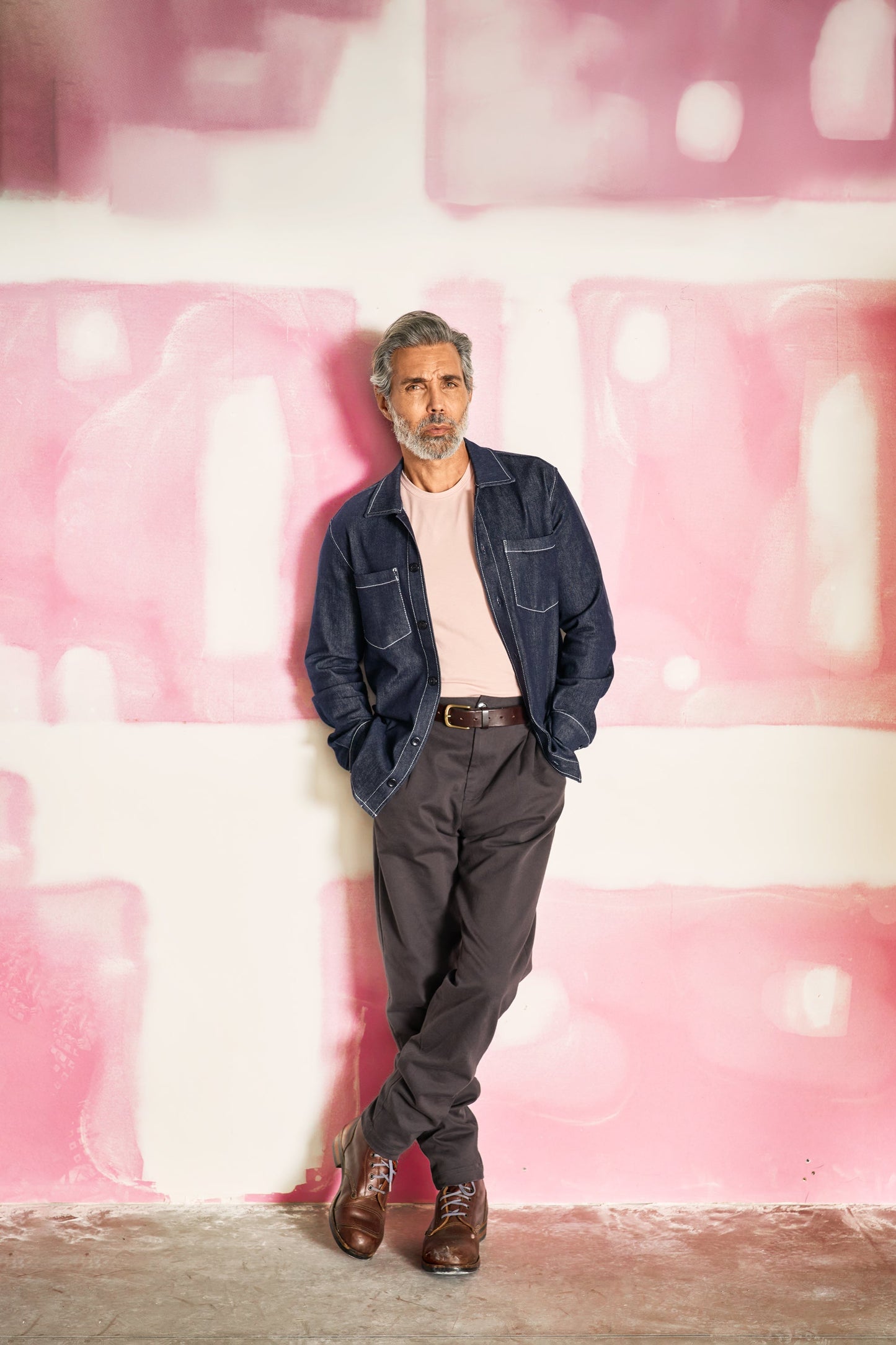 Bart Denim Button Overshirt - EverBlue