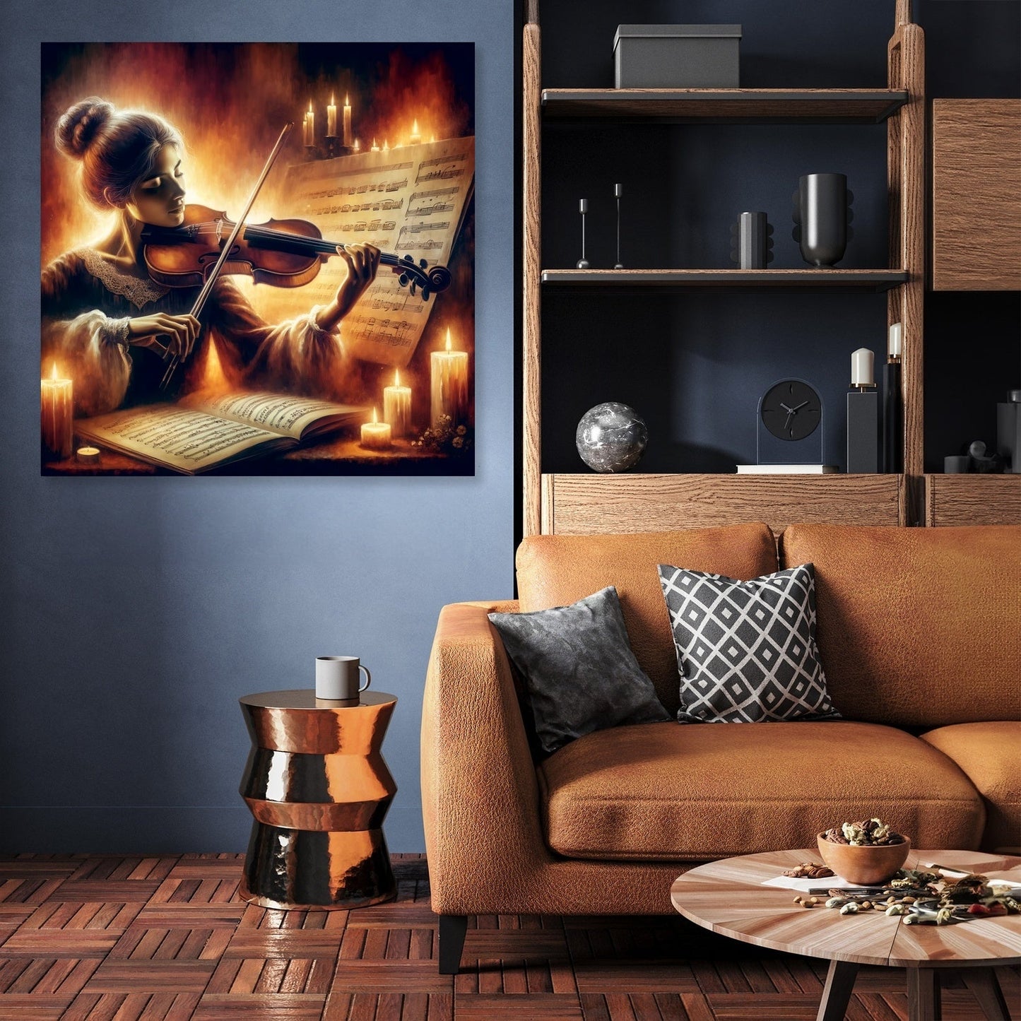 Soulful Violinist Canvas