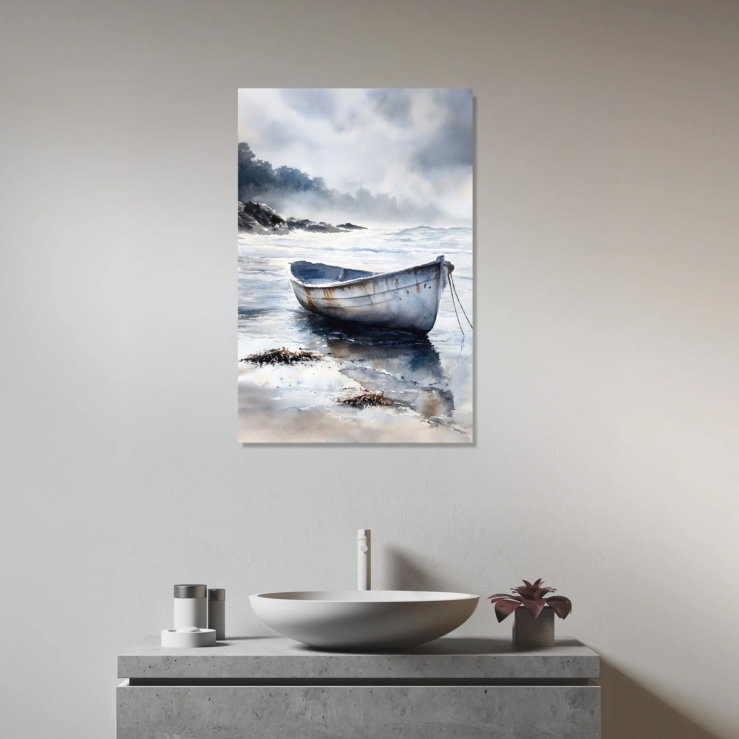 Reflective Tides Canvas