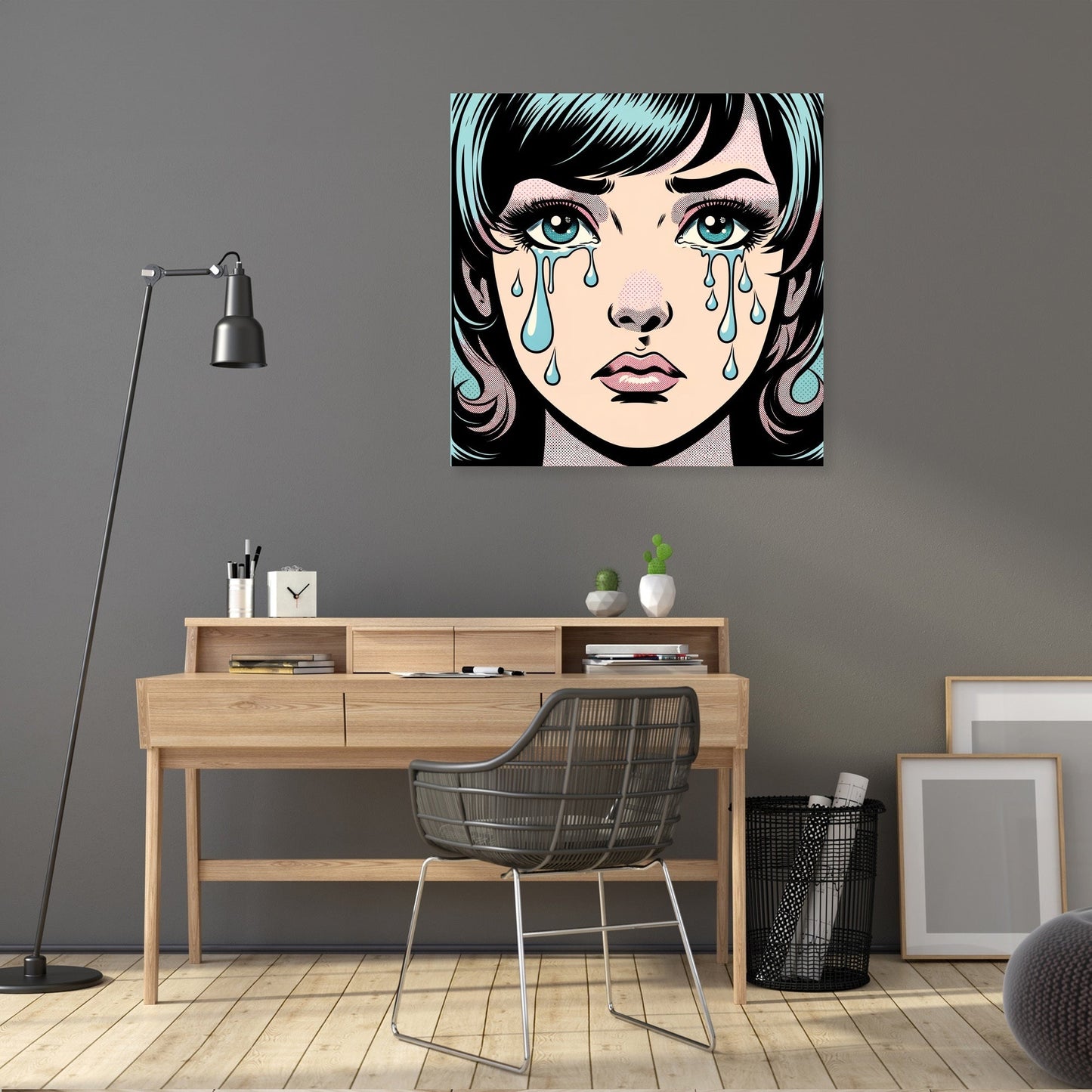 Tearful Pop Canvas