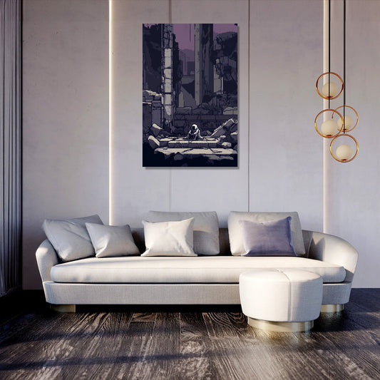 Despair in Ruin Canvas