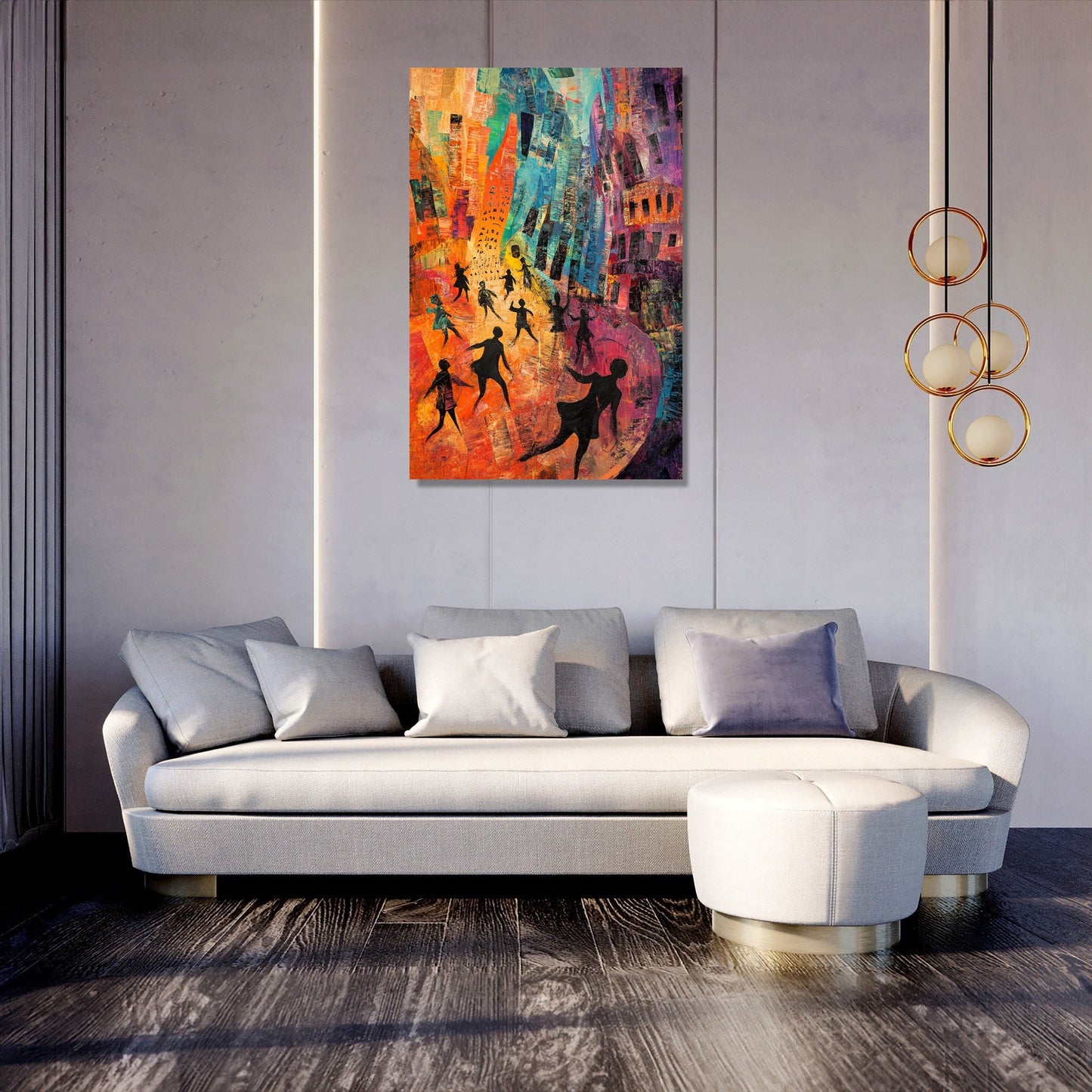 Rhythmic Symphony Canvas