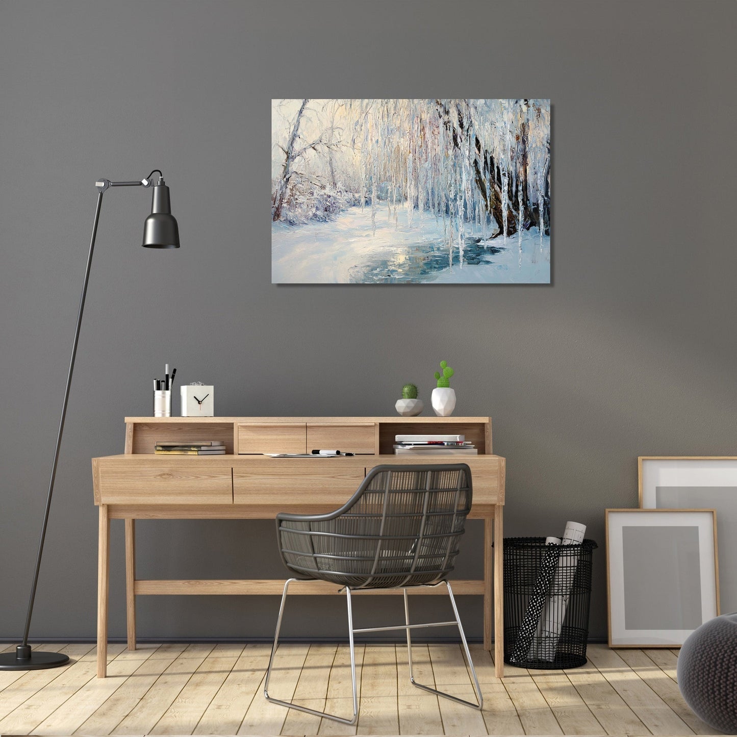 Icicle Dreamscape Canvas