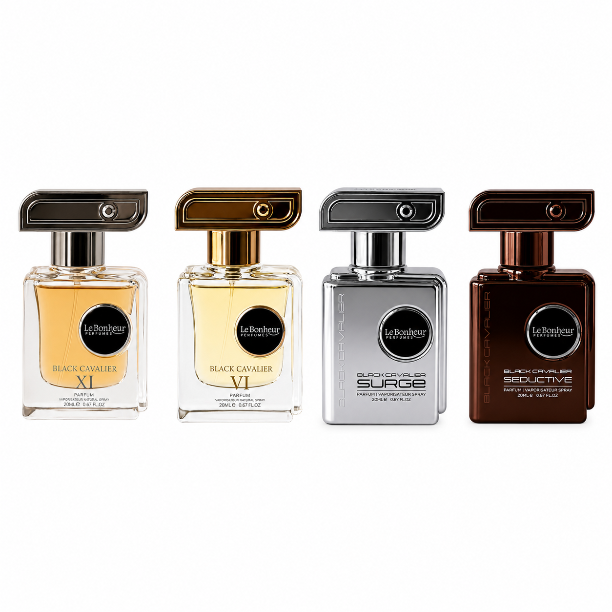 Signature collection (Black cavalier) | Gift Set | Eau De Parfum | 20mlx4