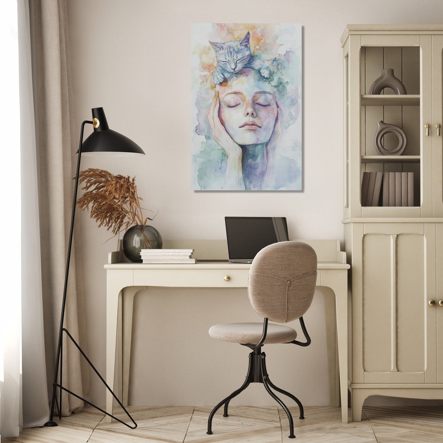 Feline Reverie Canvas