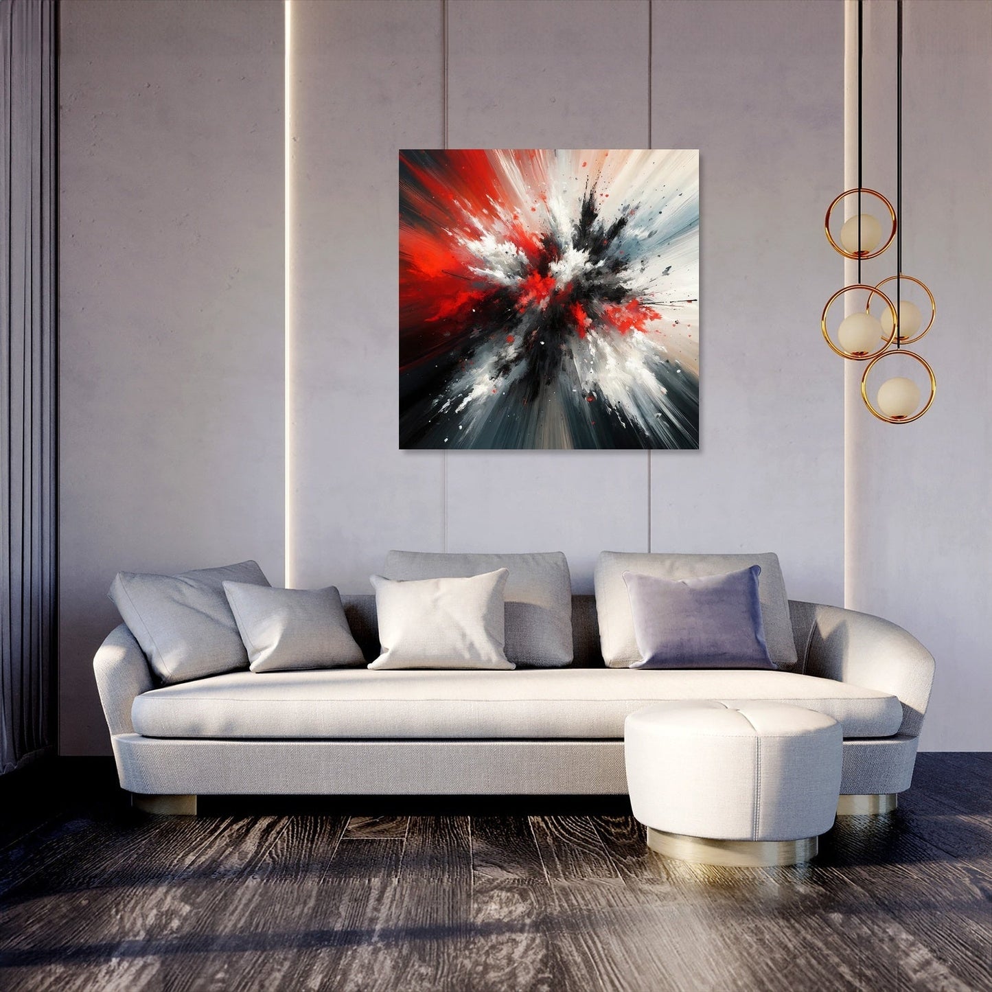 Harmonic Contrast Canvas