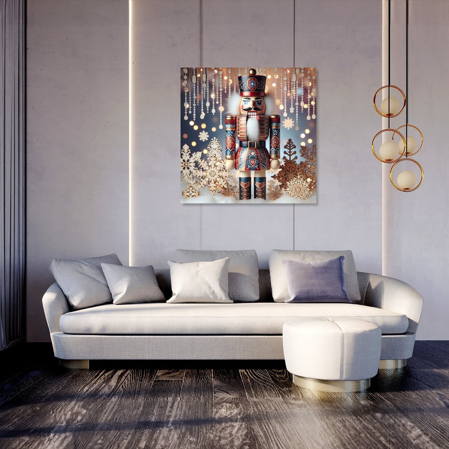 Enchanted Nutcracker Holiday Canvas