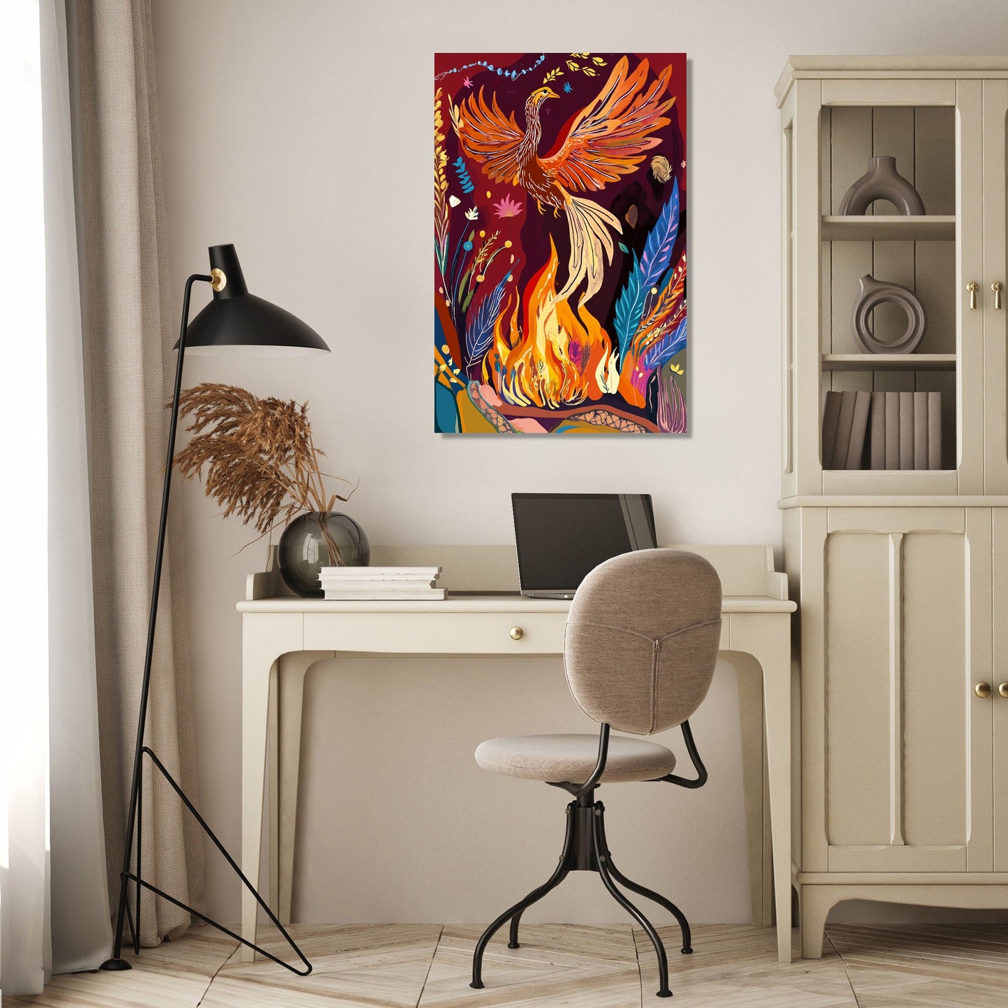 Phoenix Rebirth Celebration Canvas