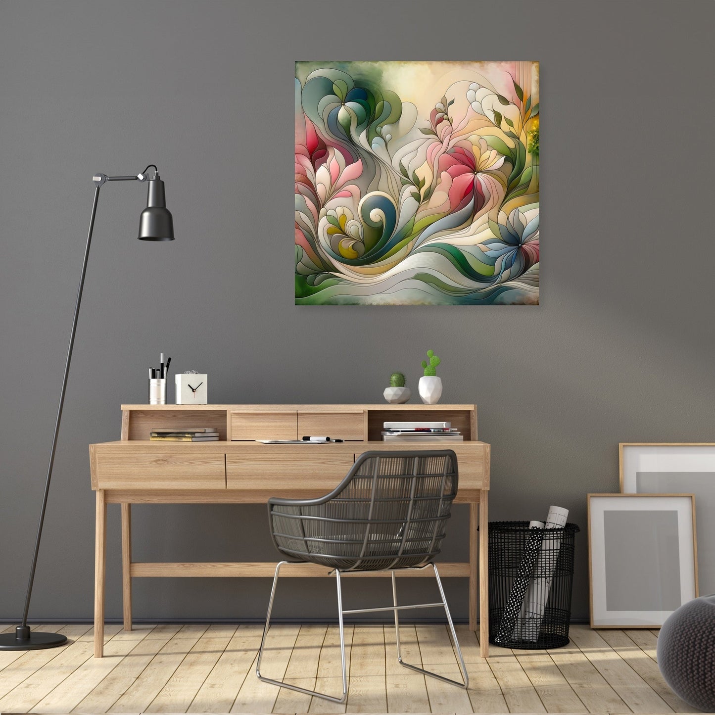 Blooming Abstraction Canvas