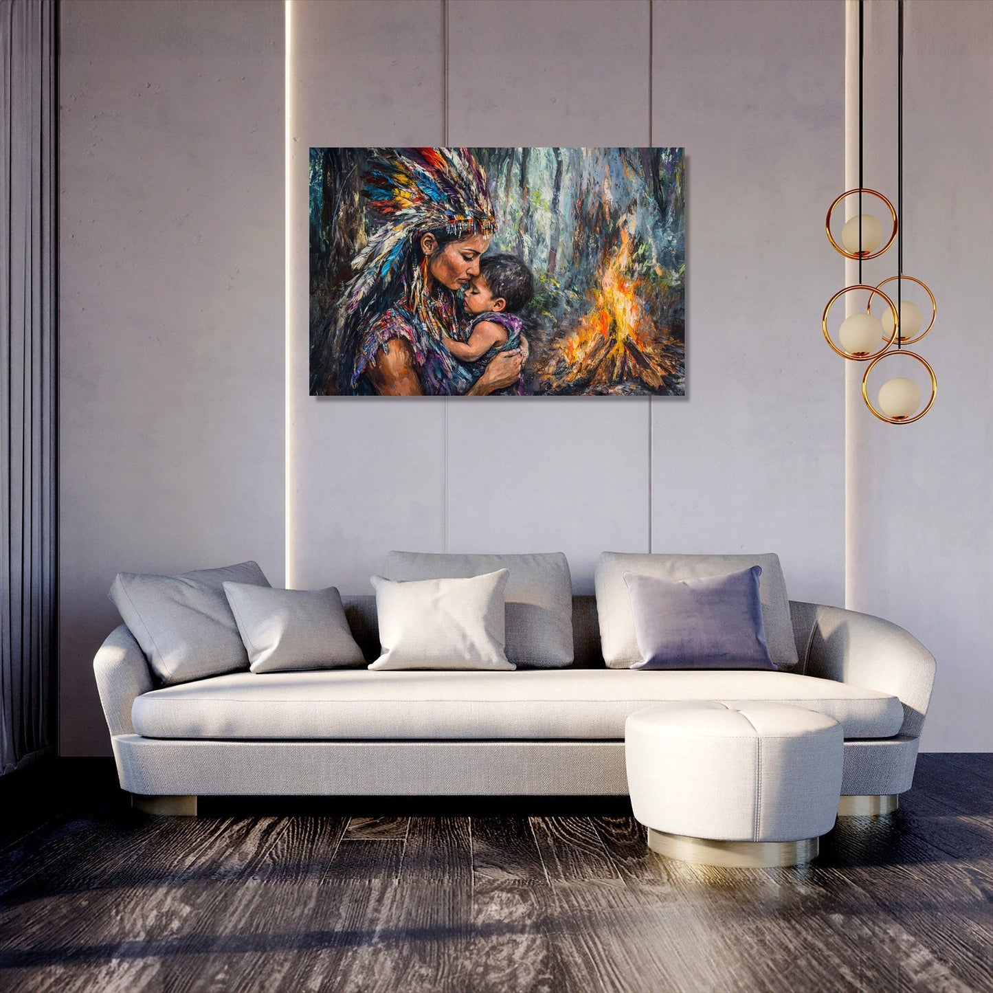Tribal Motherhood Canvas