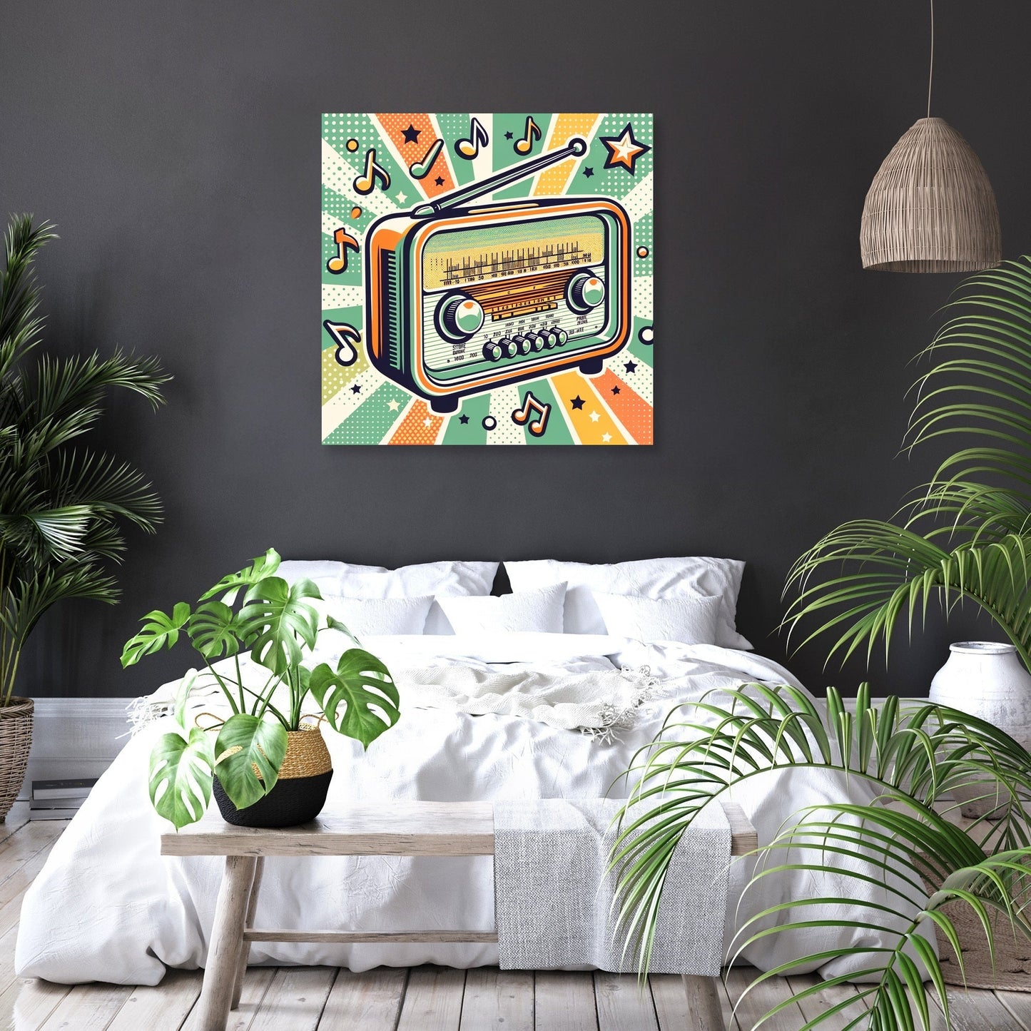 Retro Radio Canvas