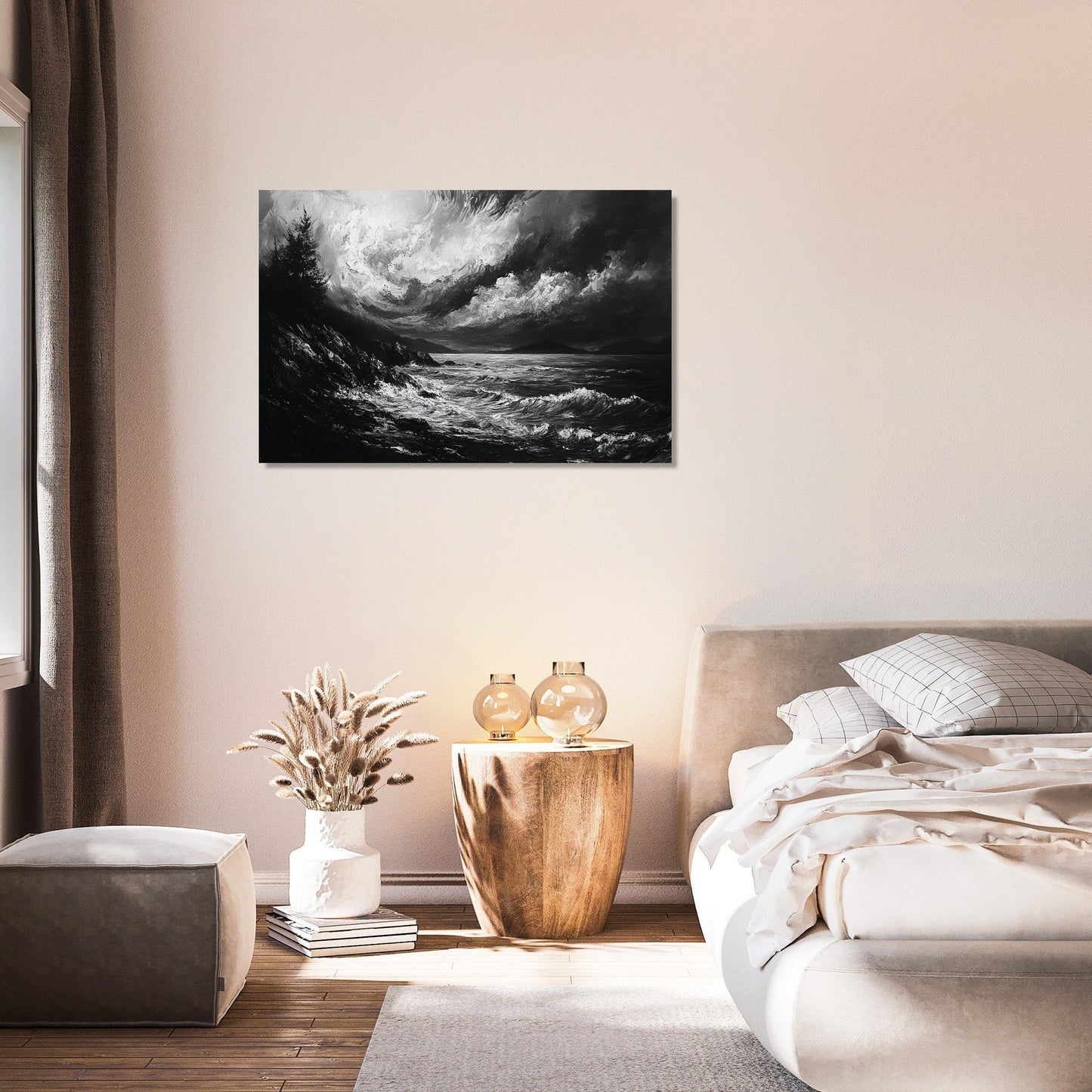 Serene Shores Chaos Canvas