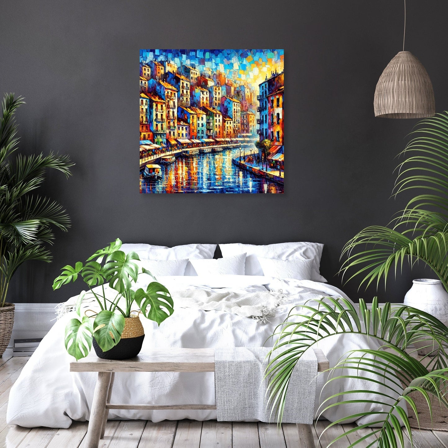 Riverfront Harmony Canvas