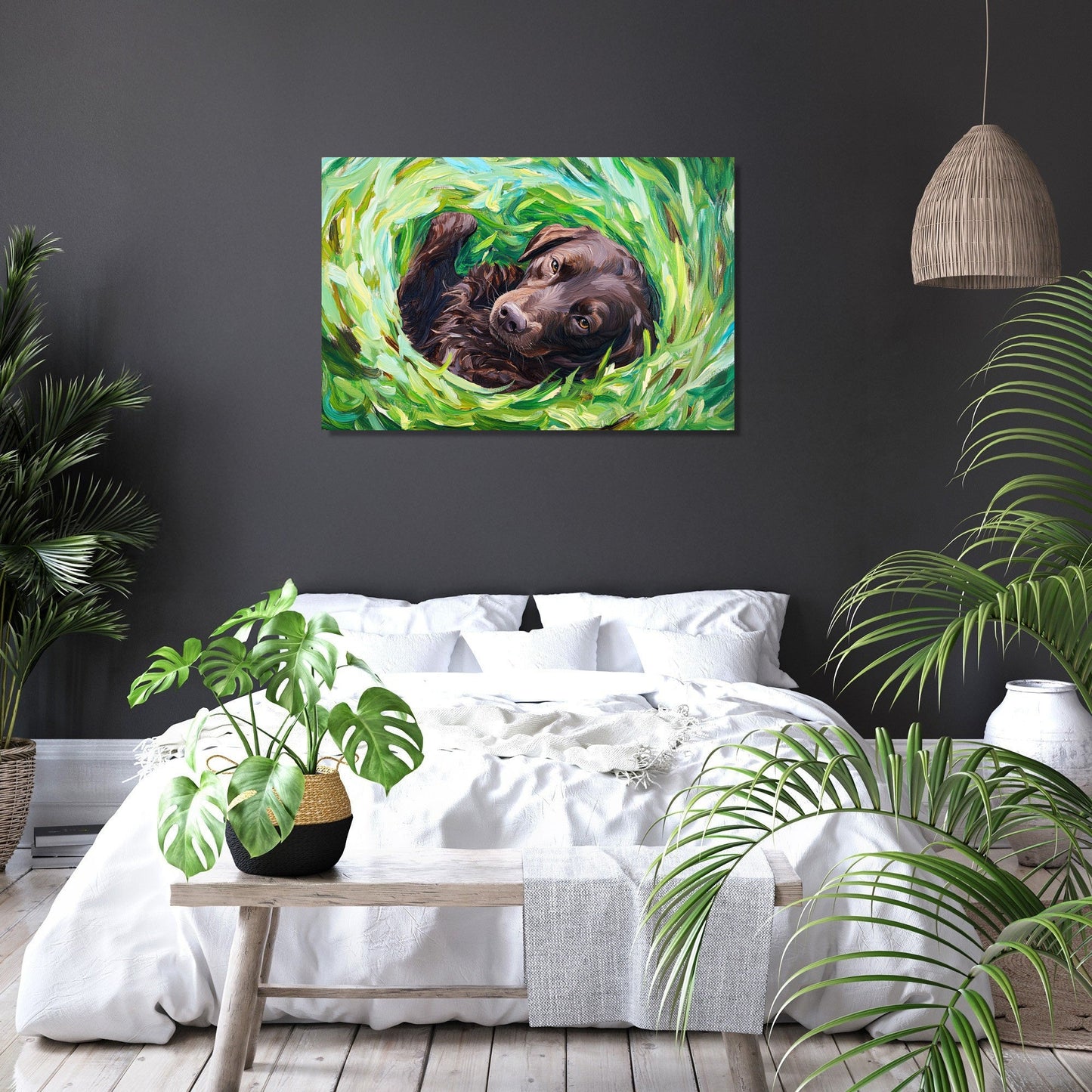 Labrador in Joyful Canvas