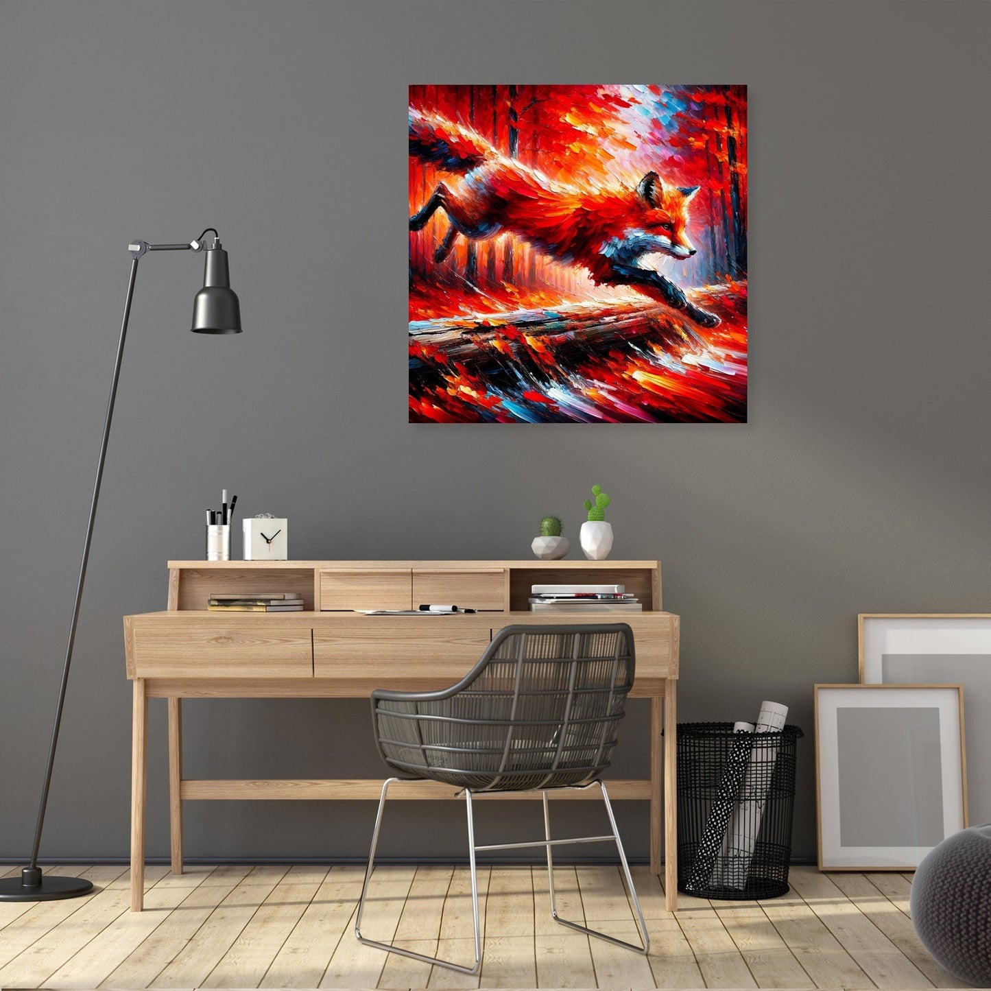 Autumn Leap Canvas