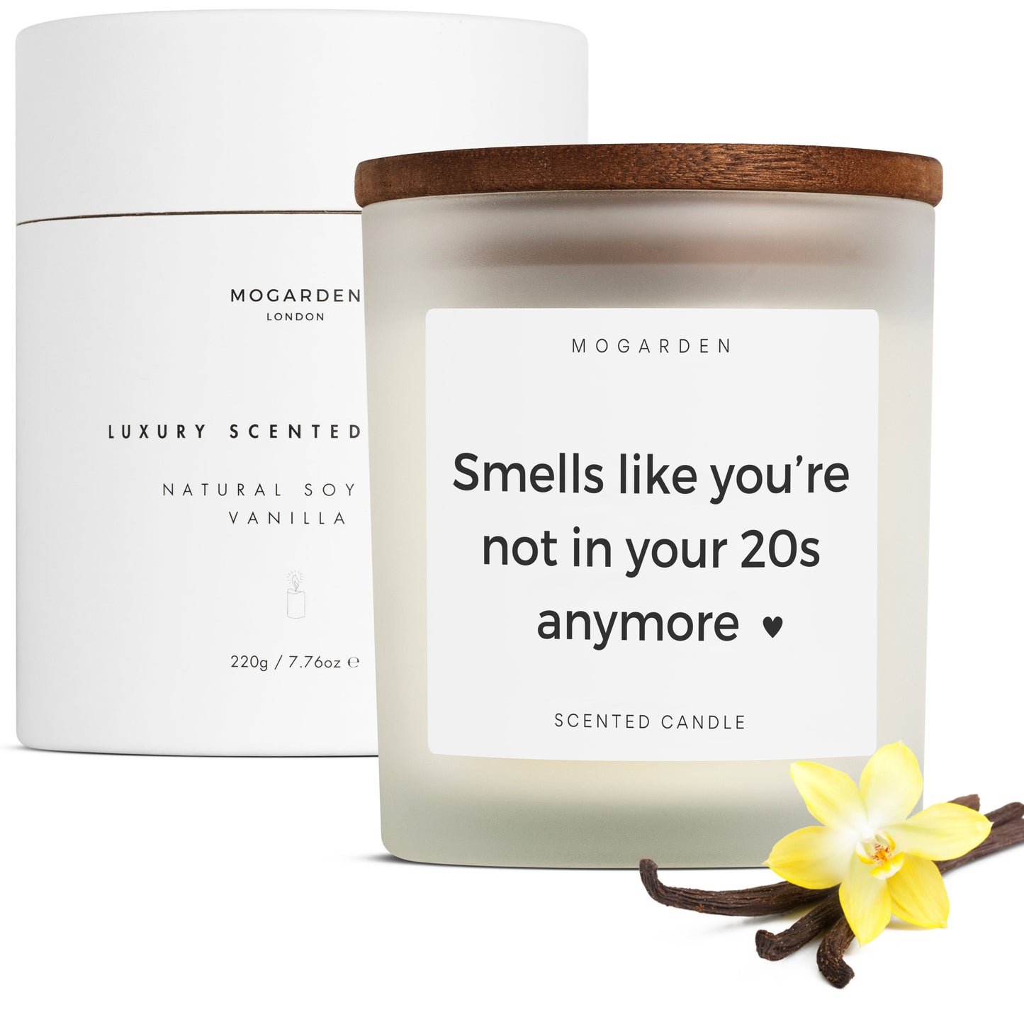 30th Birthday Candle - Luxury Vanilla Soy 220g | 30th Birthday Gift