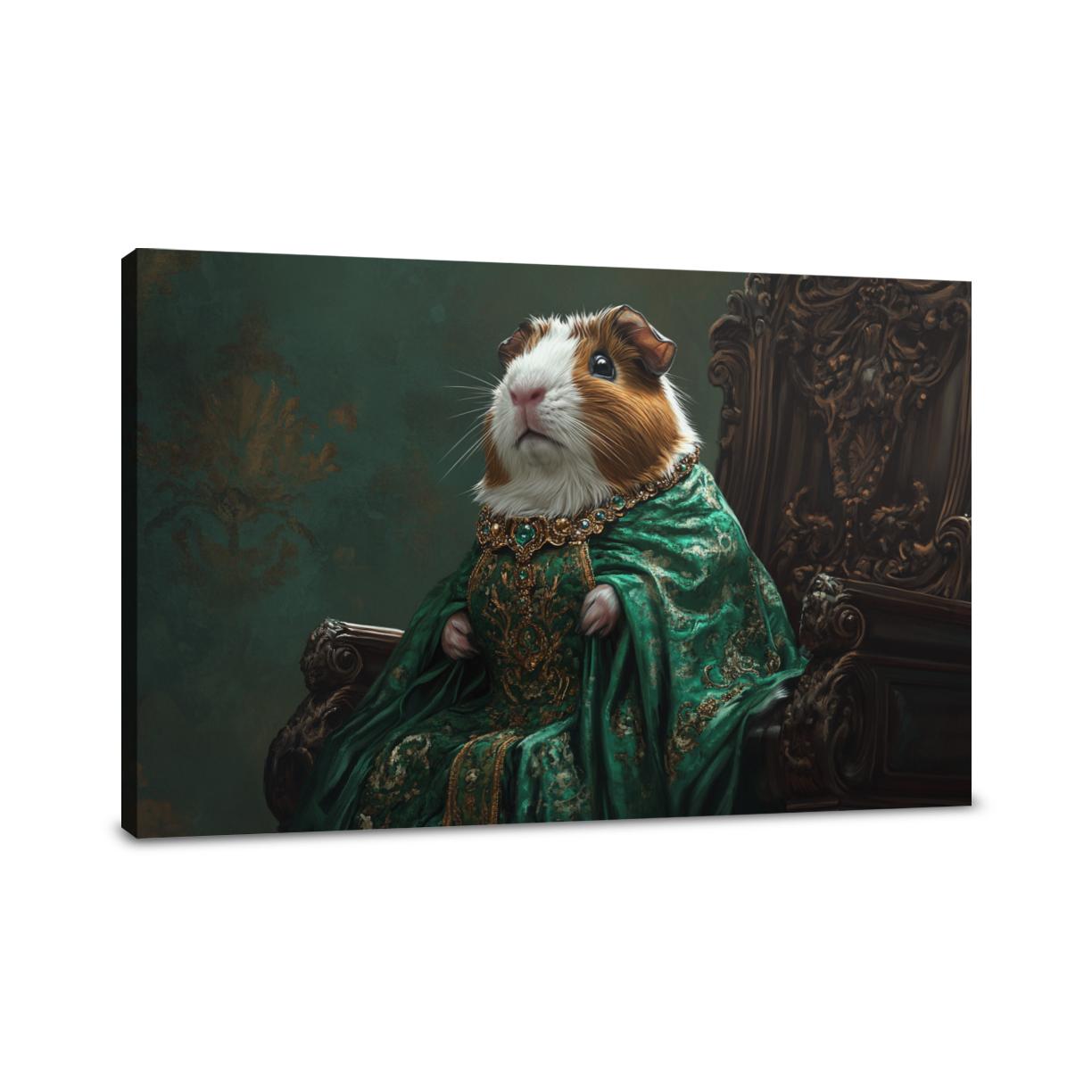 Regal Guinea Pig Canvas