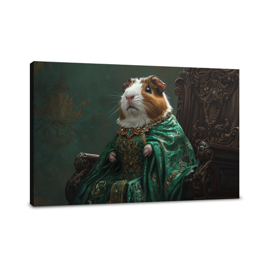 Regal Guinea Pig Canvas
