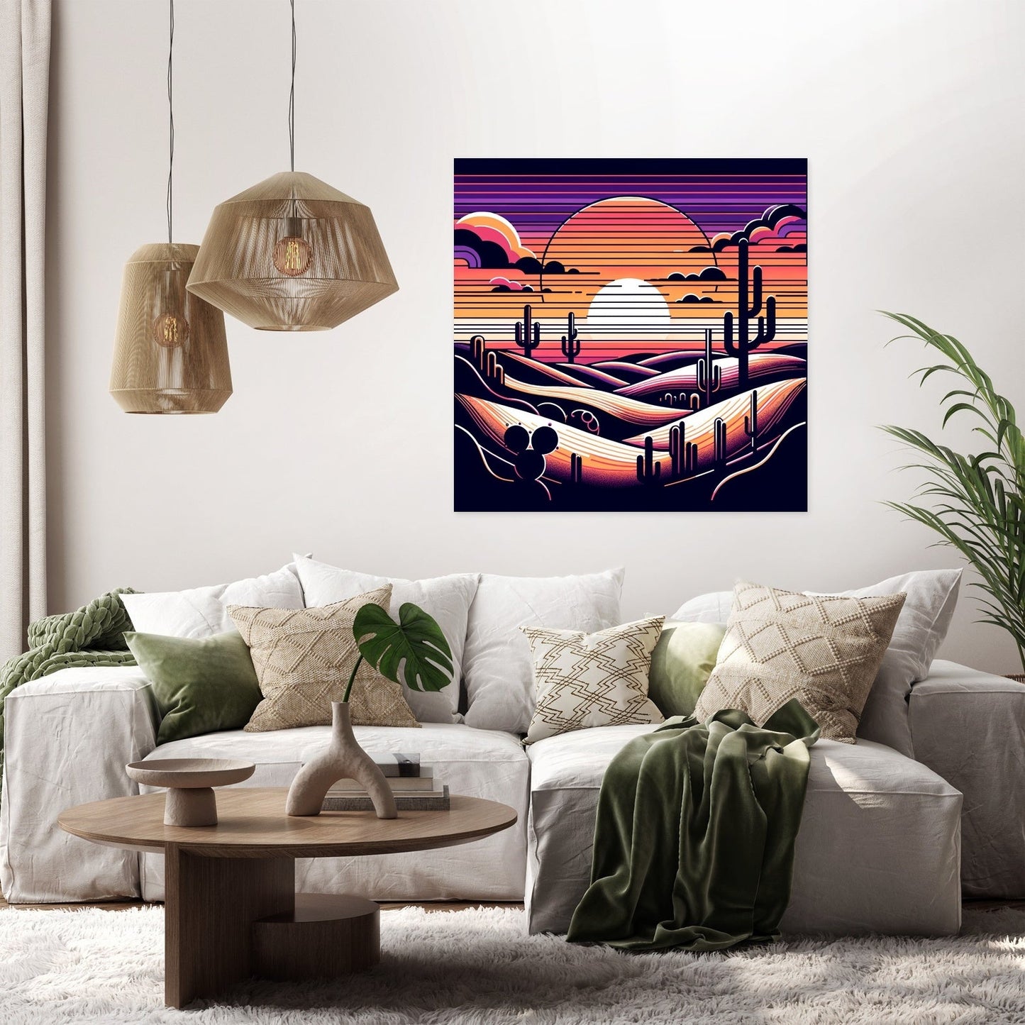 Dusk Mirage Canvas