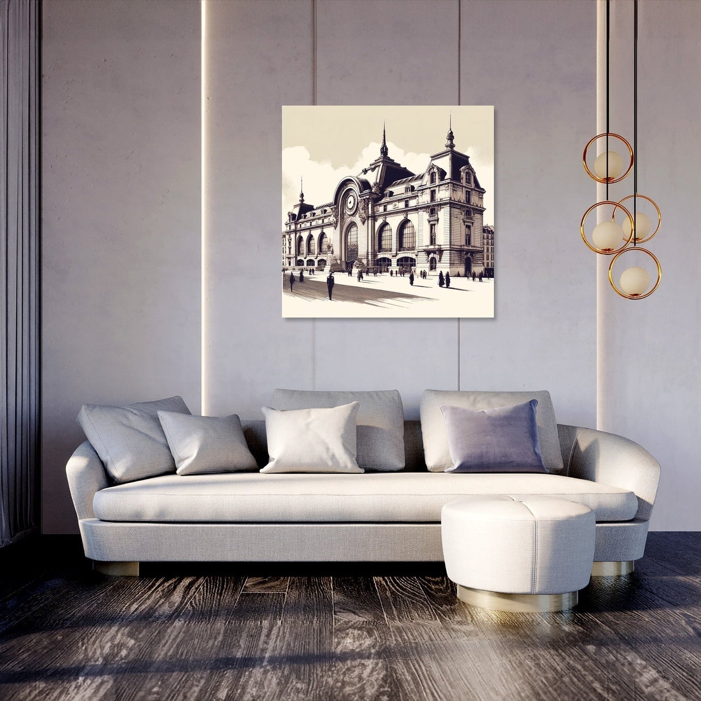 Timelessness of Paris Musée d'Orsay Canvas