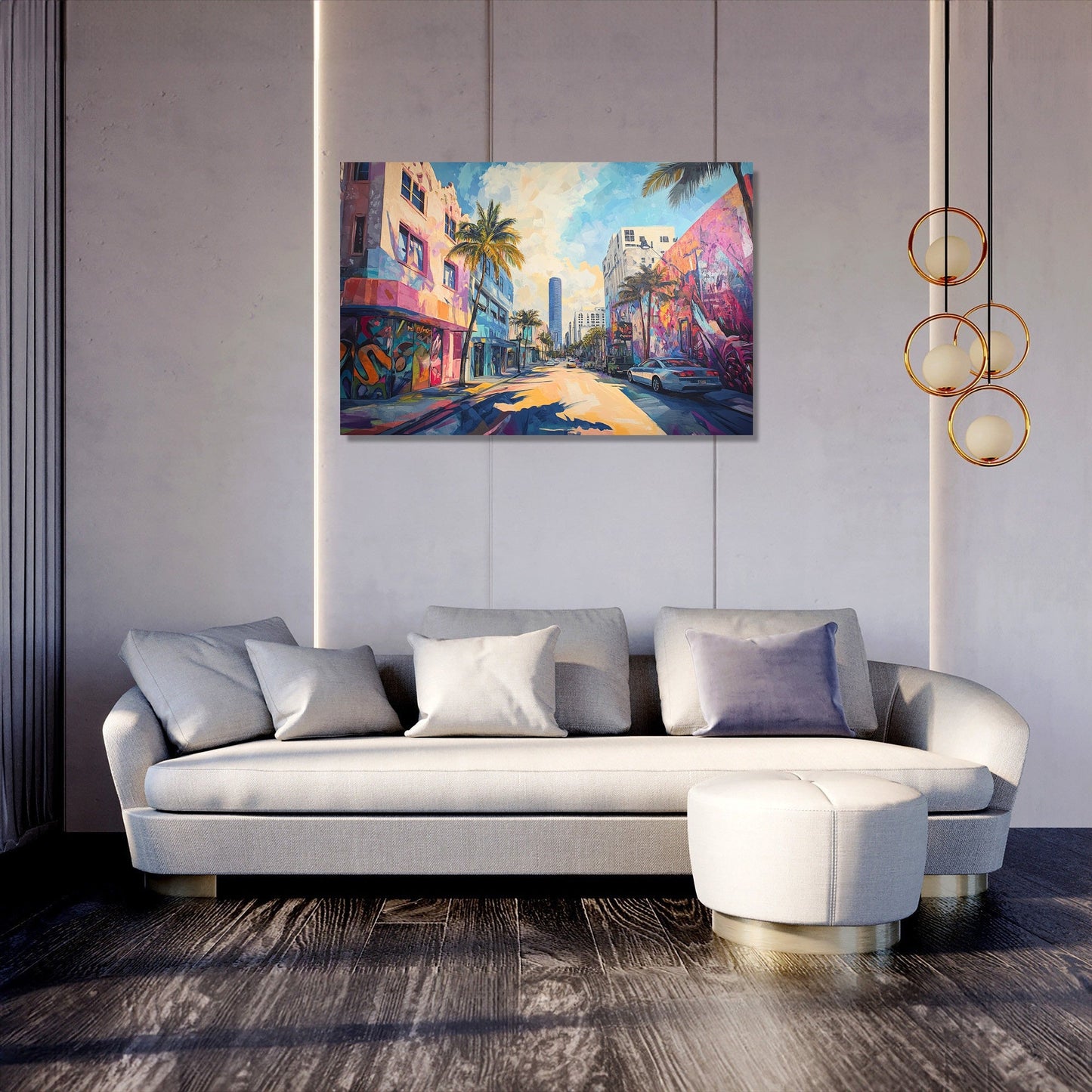 Miami Architectural Canvas