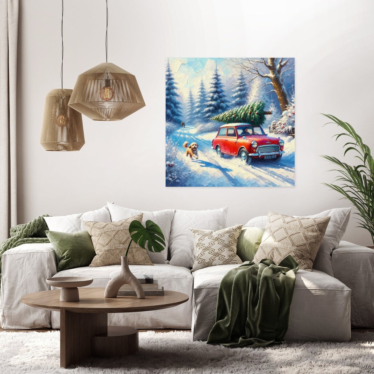 Christmas Journey Home Canvas