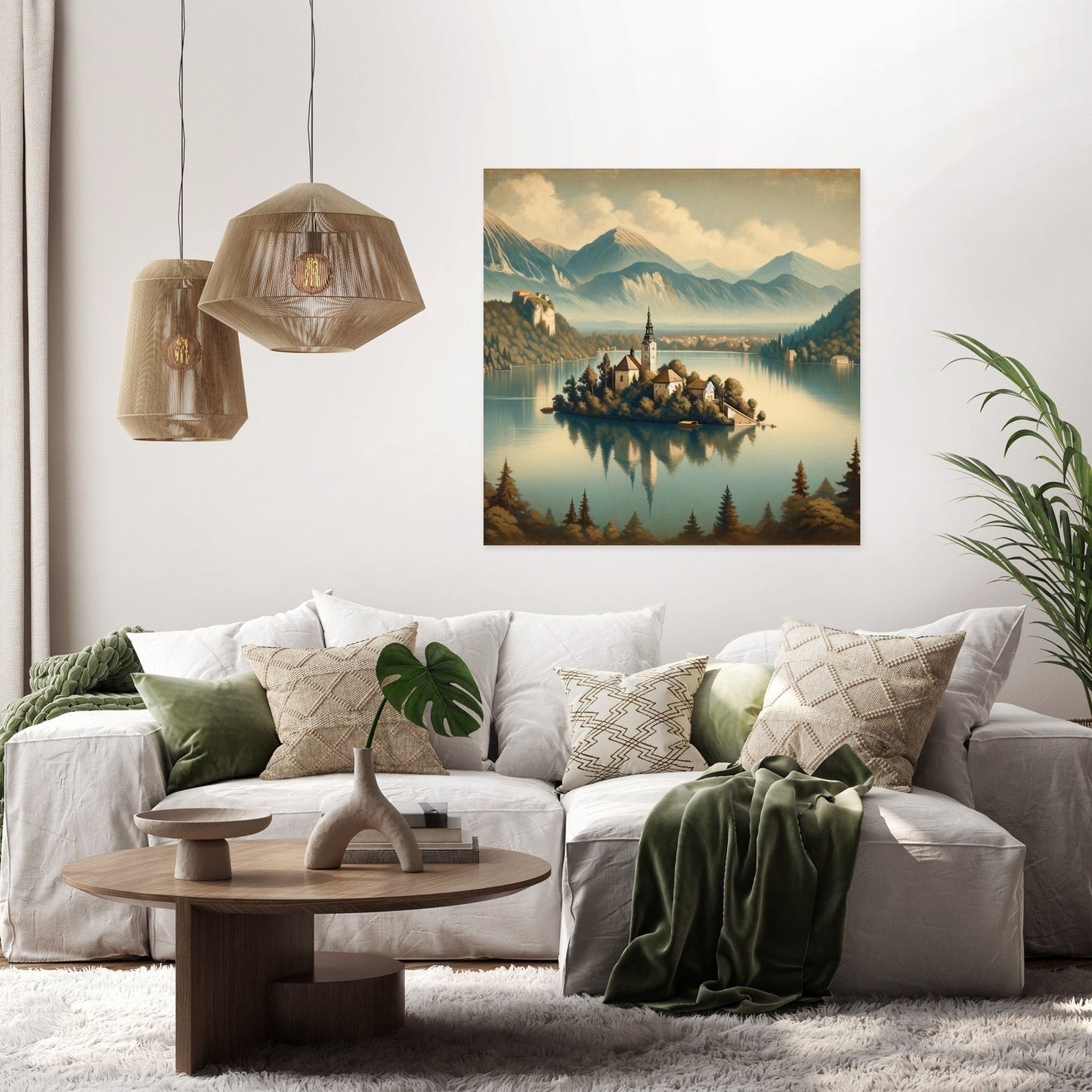 Lake Bled Nostalgia Canvas