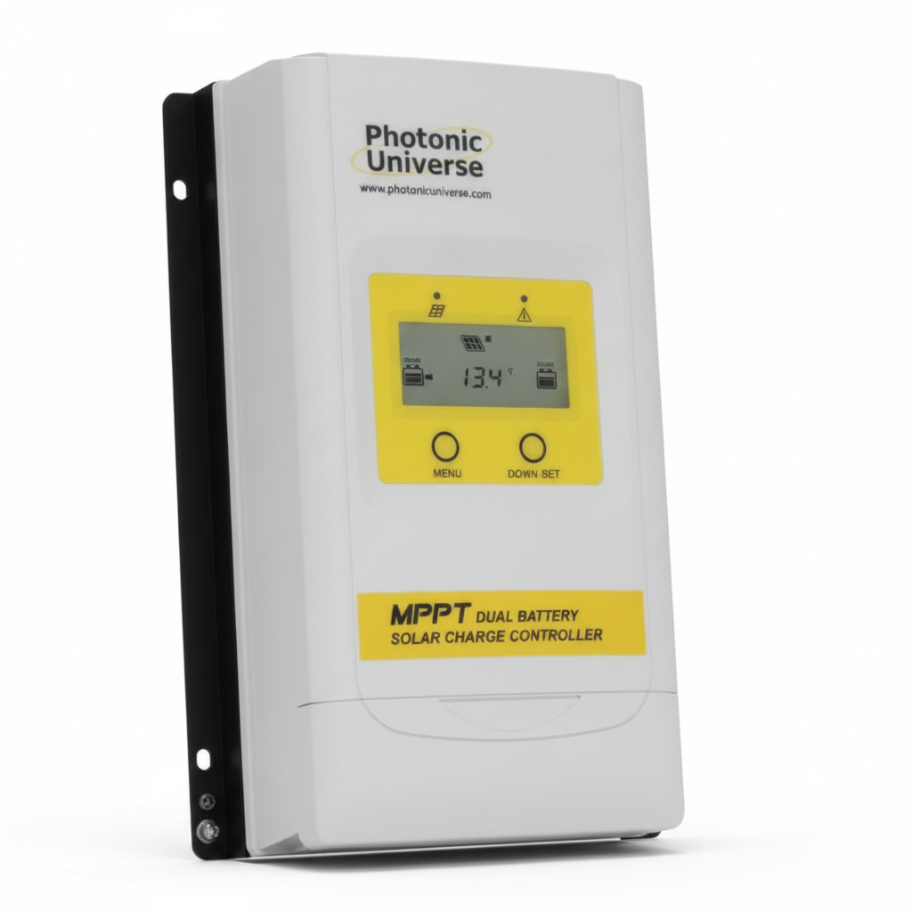 High efficiency 30A dual battery MPPT Dual Battery Charging