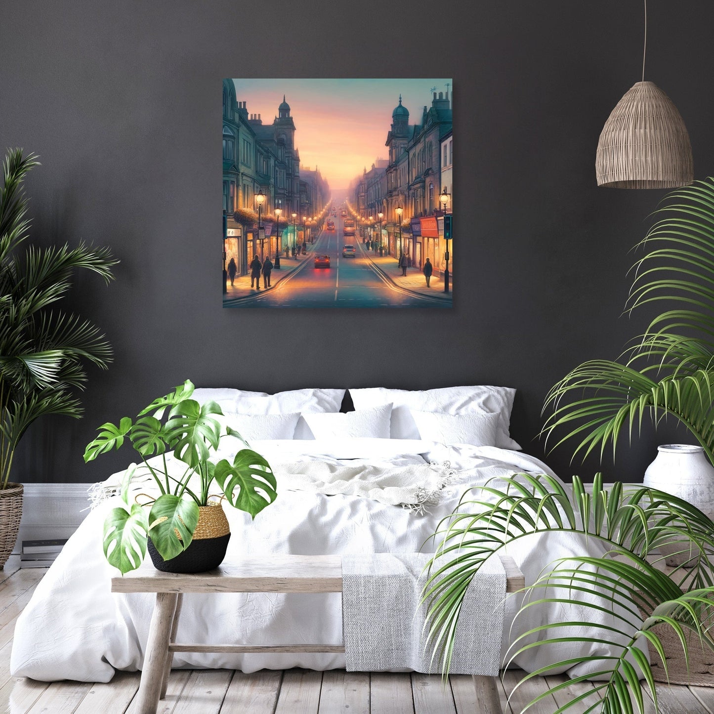Dusk on Cold Bath Road Canvas