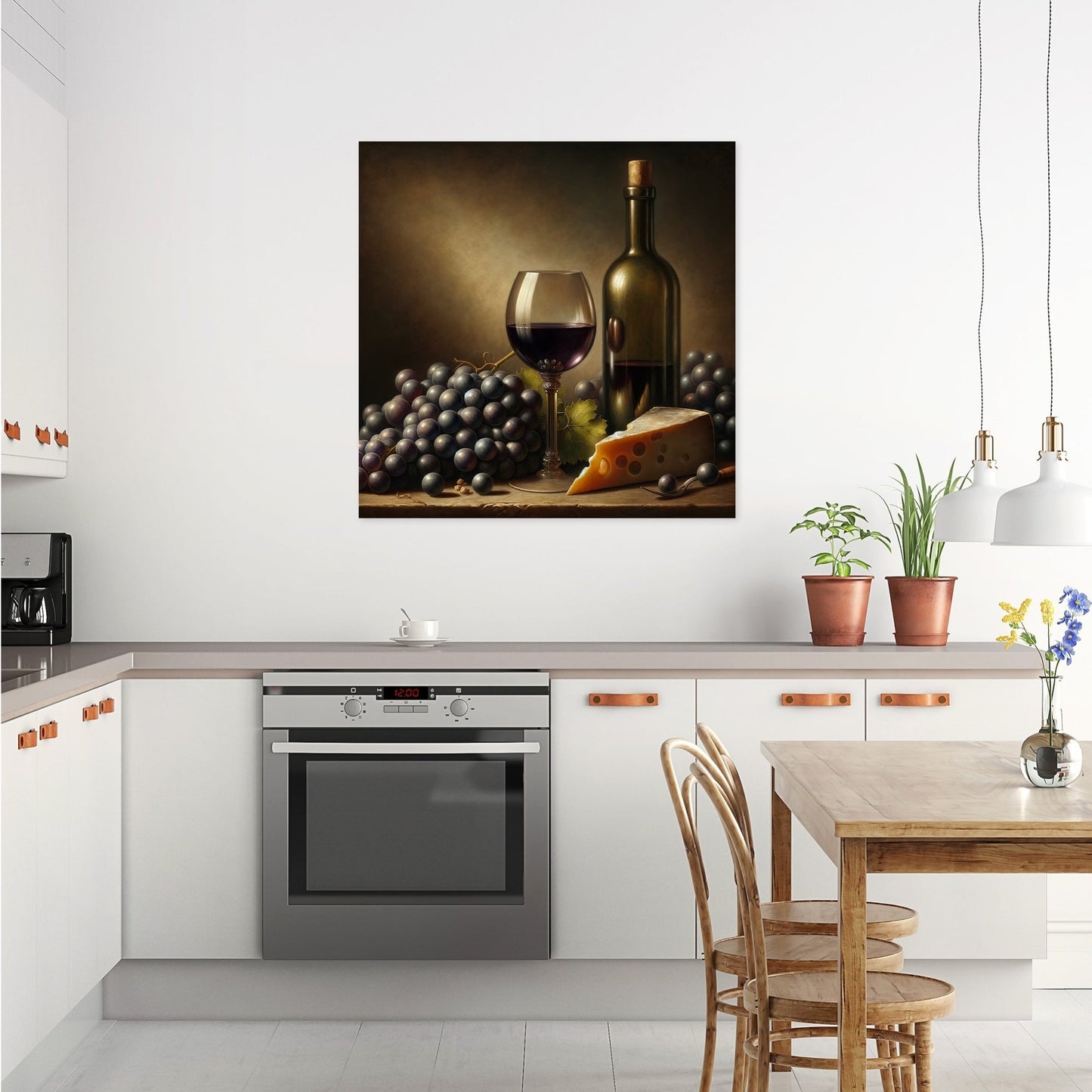 Vintage Vino Canvas
