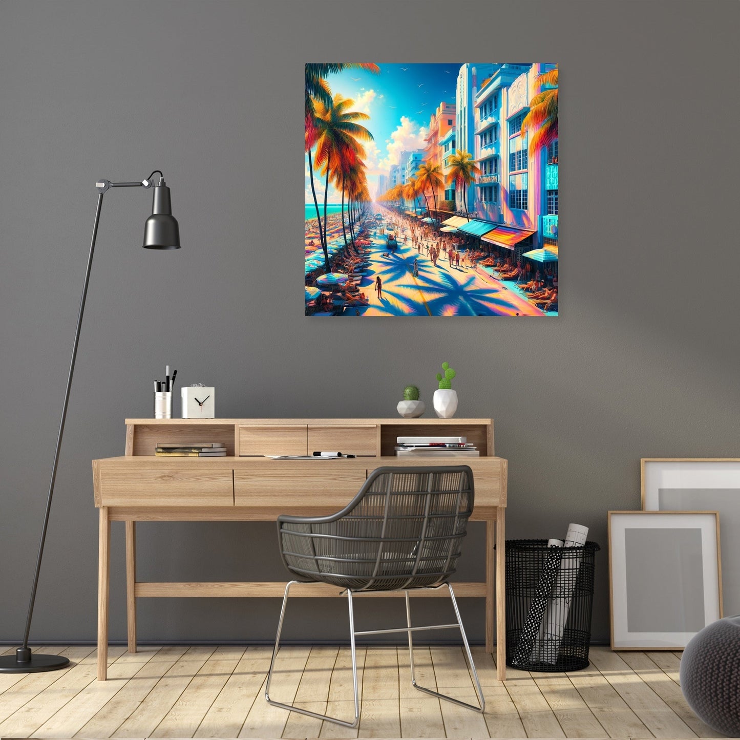 Vibrant Miami Summer Canvas