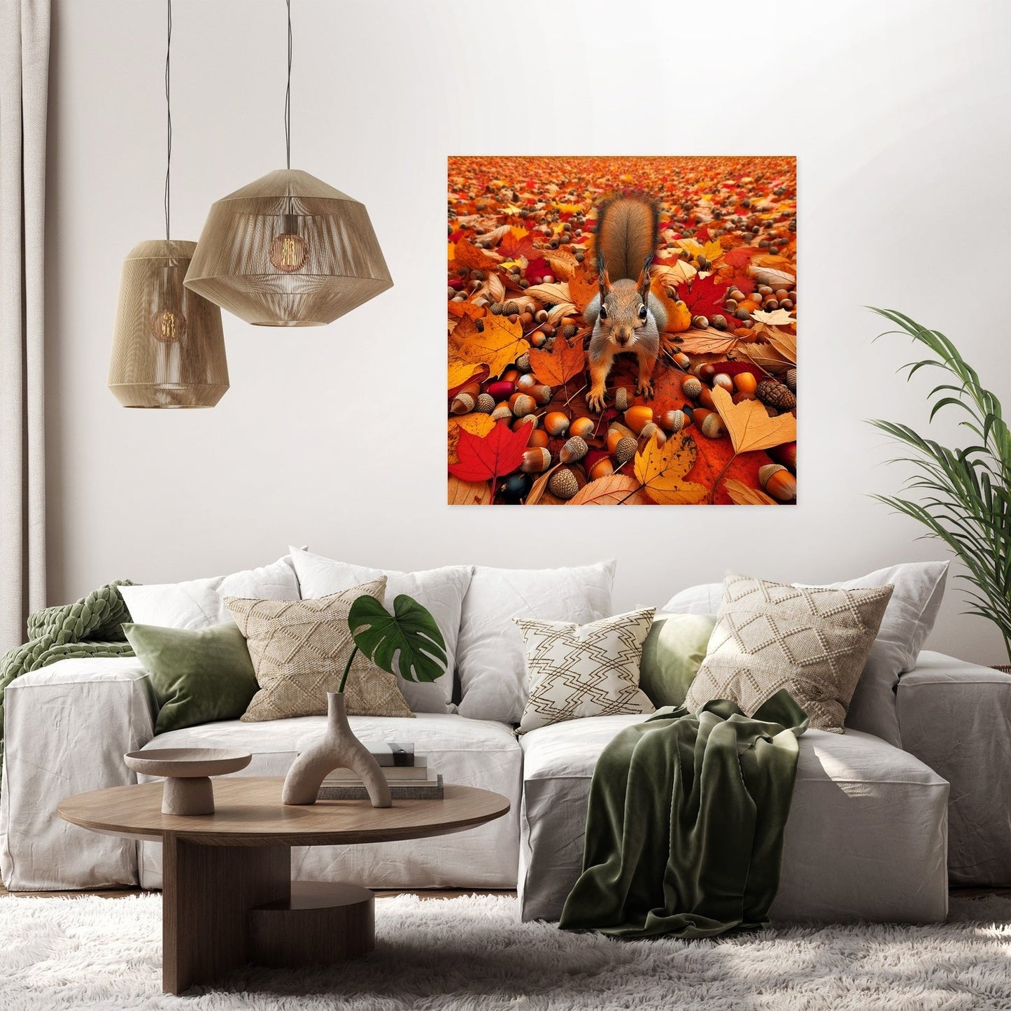 Autumn Forager Canvas