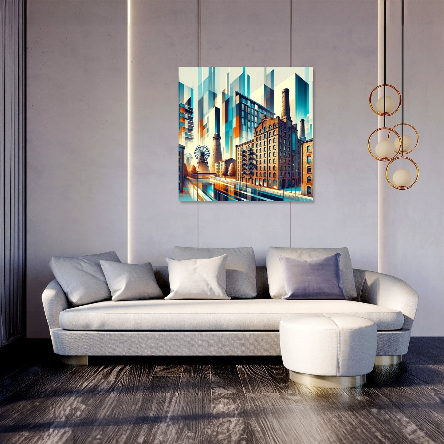 Manchester Ancoats Evolution Canvas