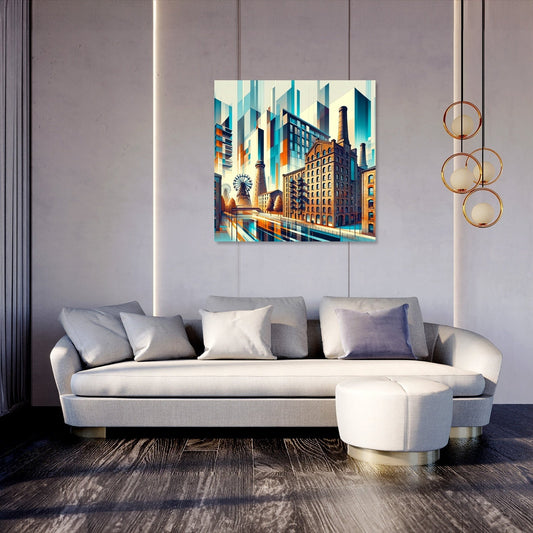 Manchester Ancoats Evolution Canvas