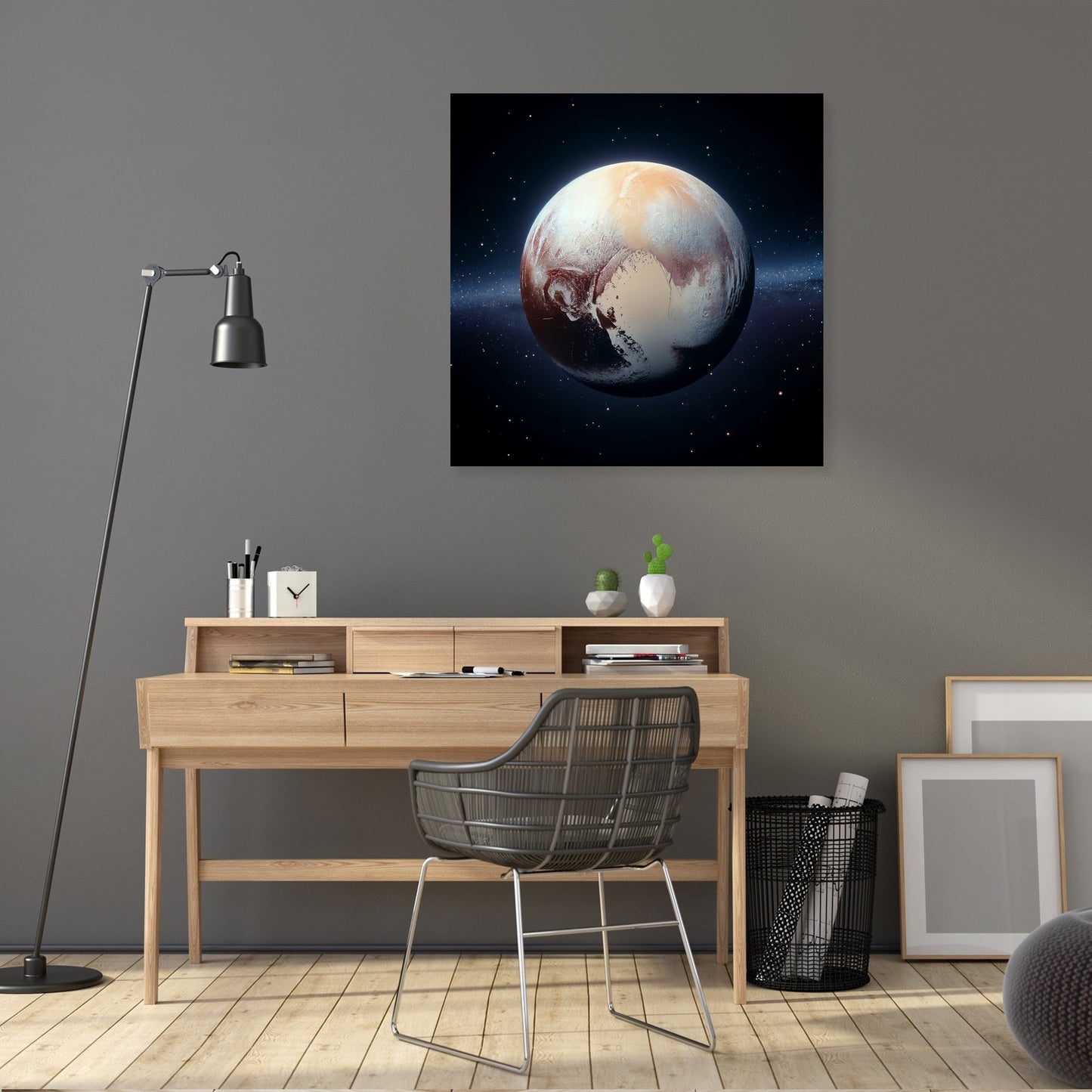 Pluto's Frozen Realm Canvas