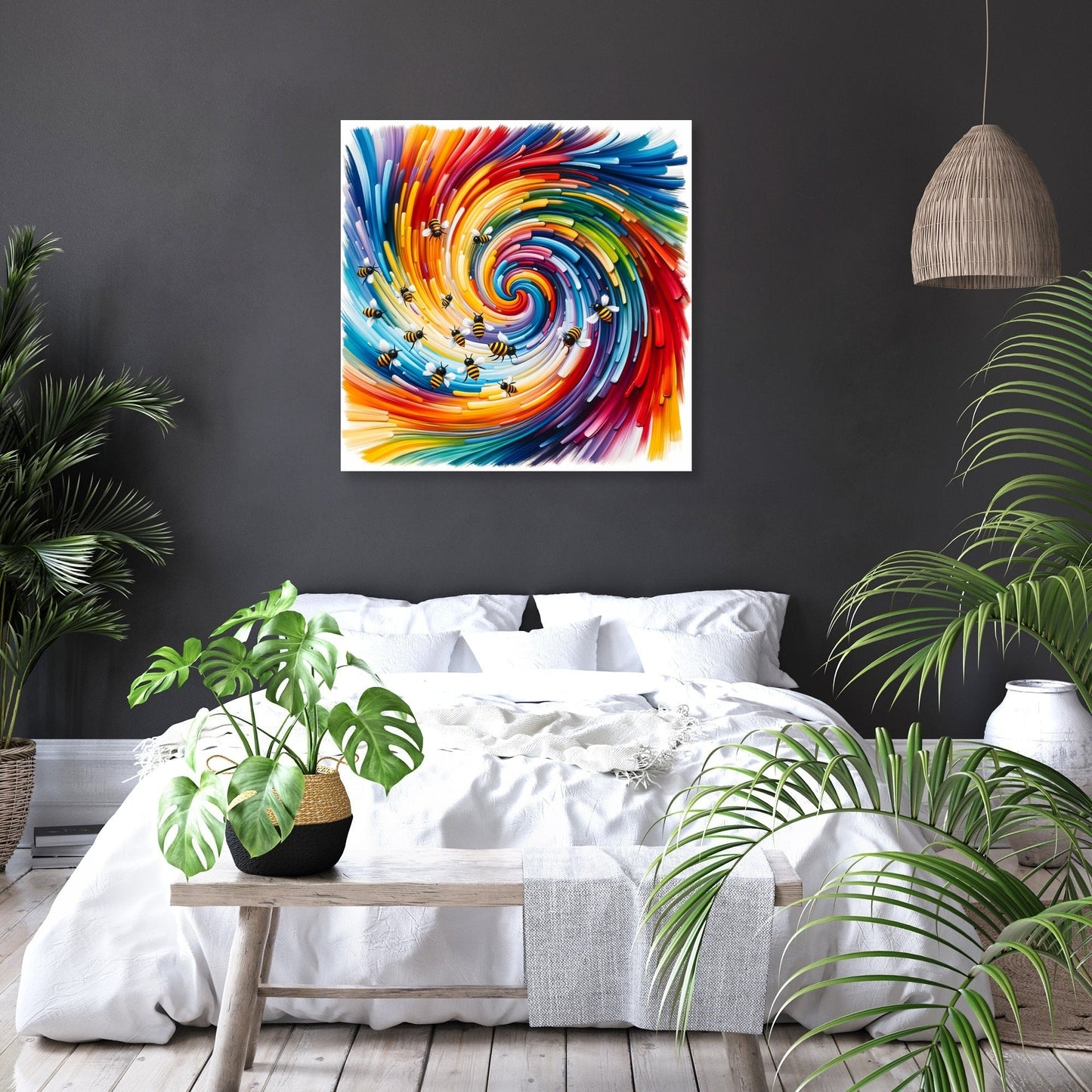 Bee Symphony Canvas