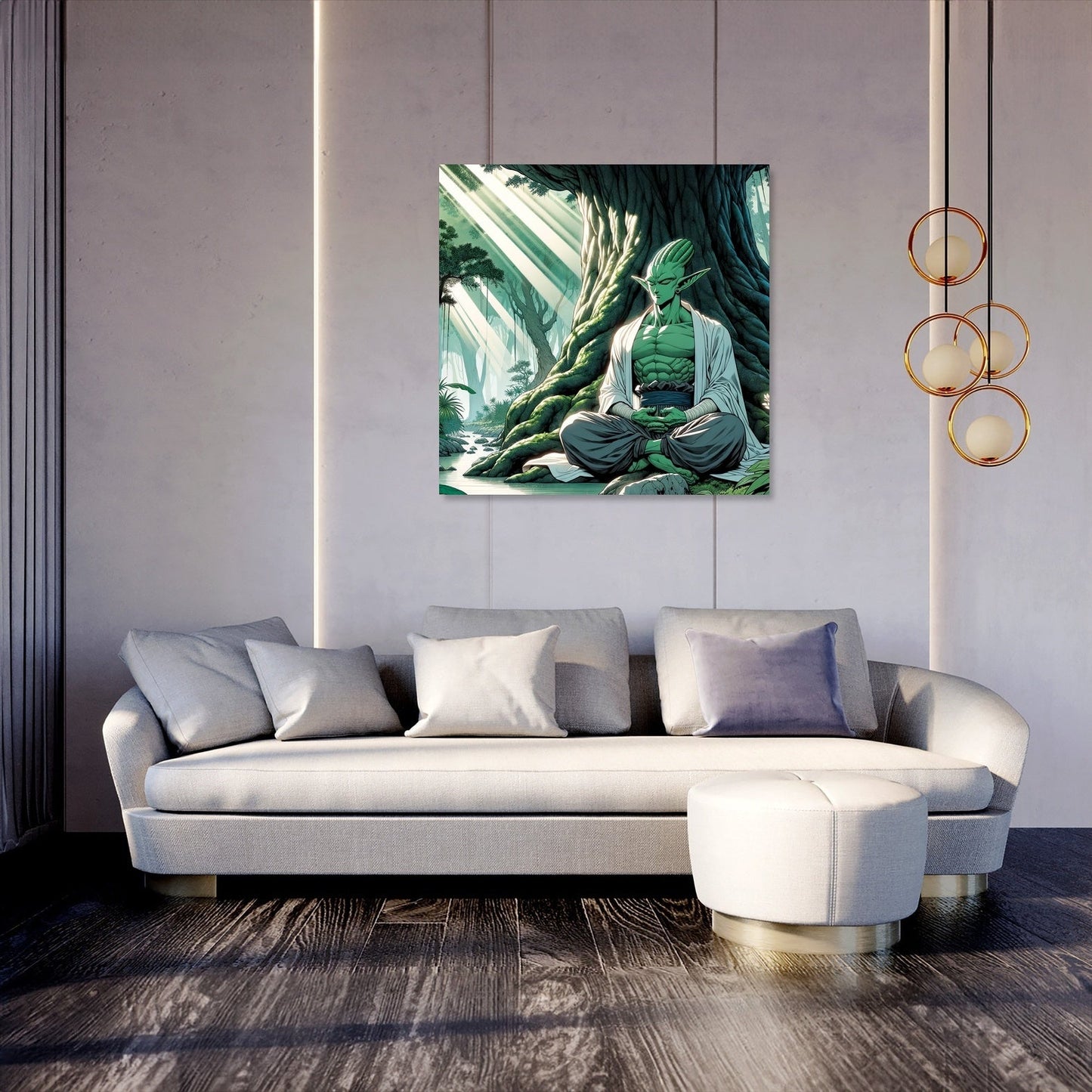 Verdant Wisdom Canvas