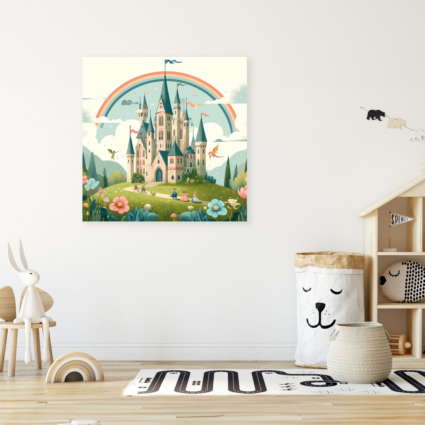 Fairy Tale Castle Canvas