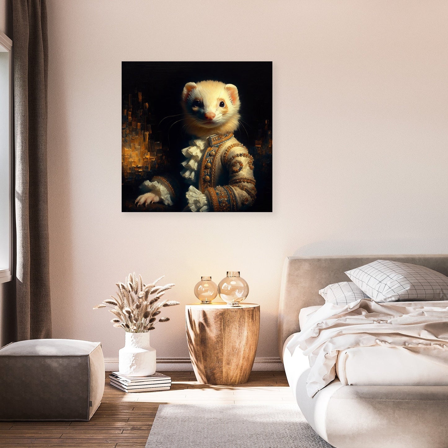 Regal Ferret Majesty Canvas