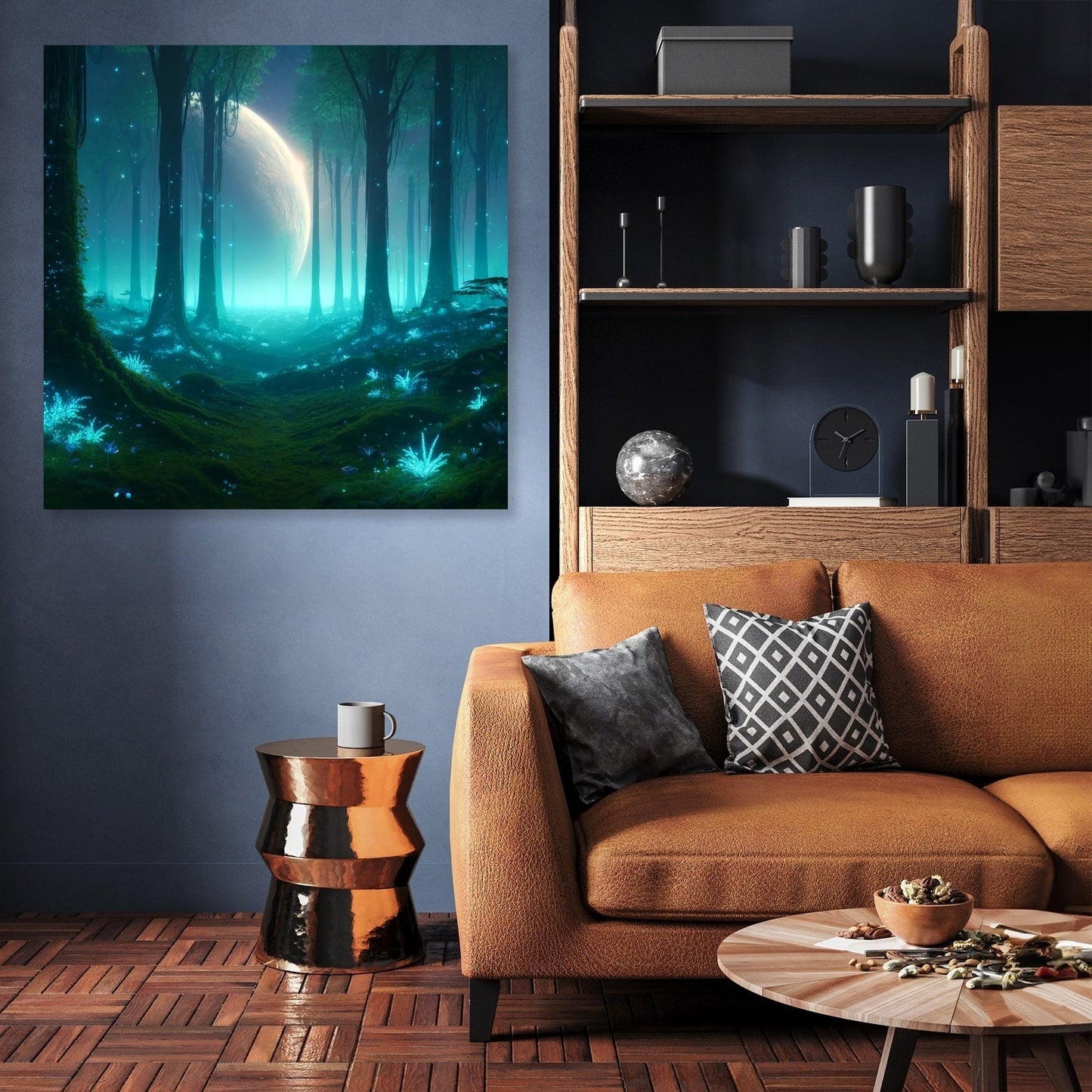 Enchanted Alien Forest Canvas