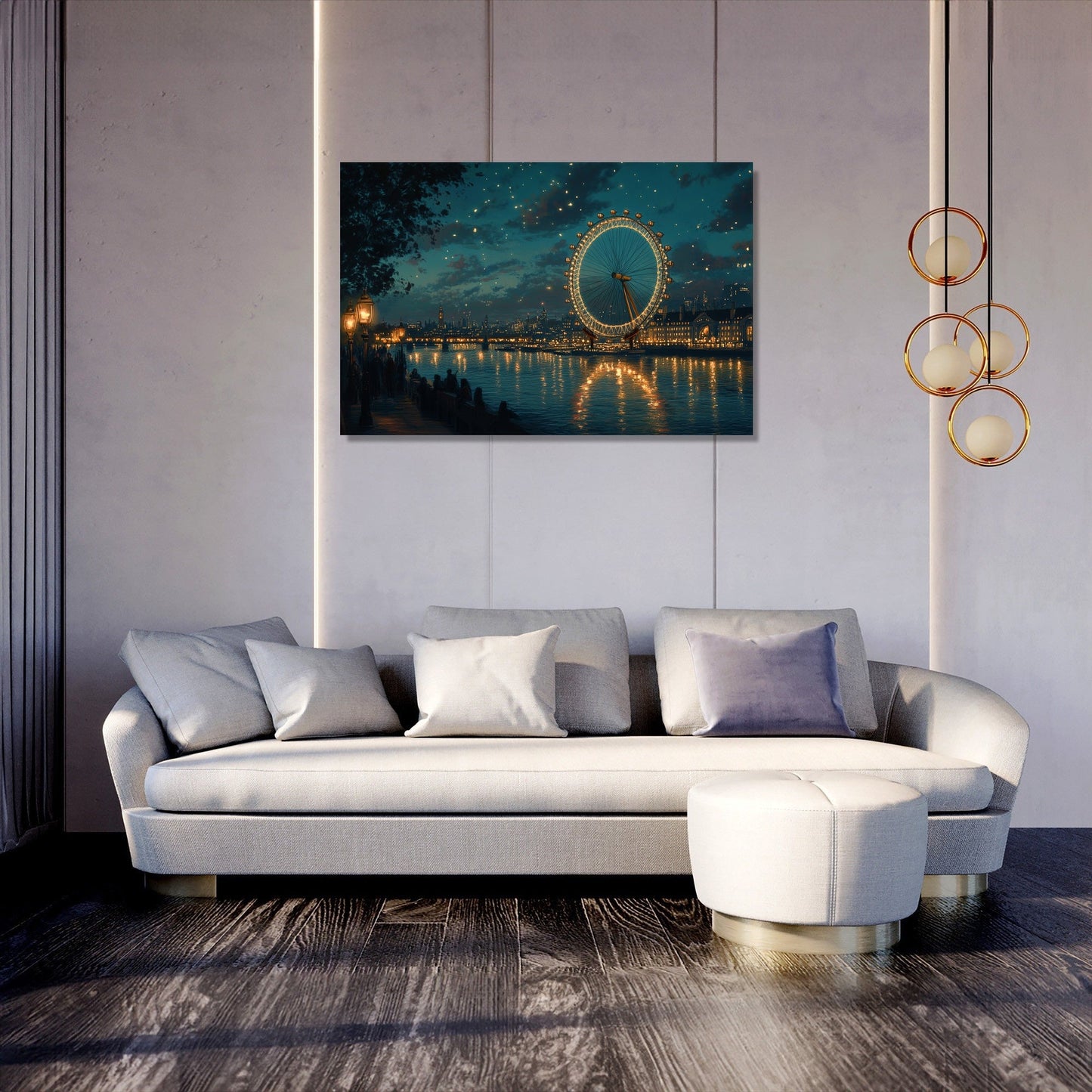 London Nightlight Canvas