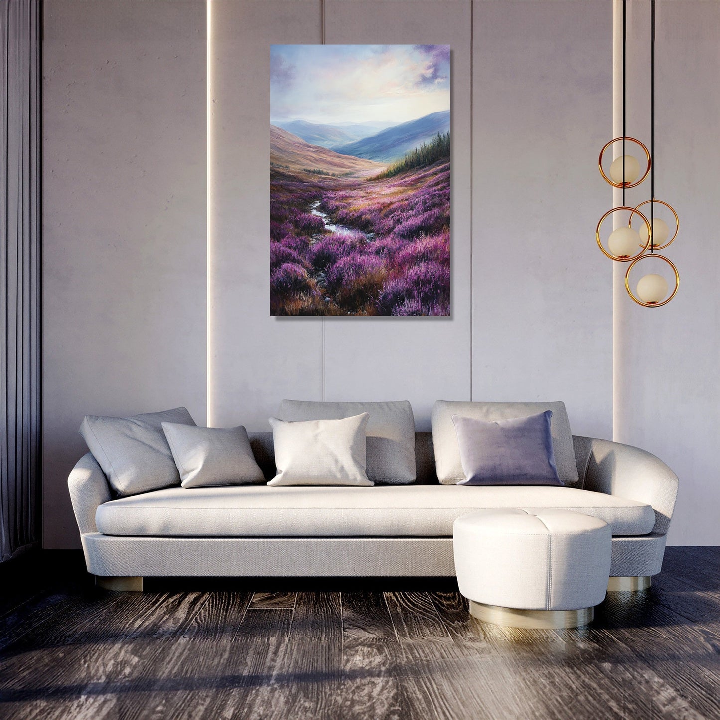 The Splendour of Highland Valley Canvas