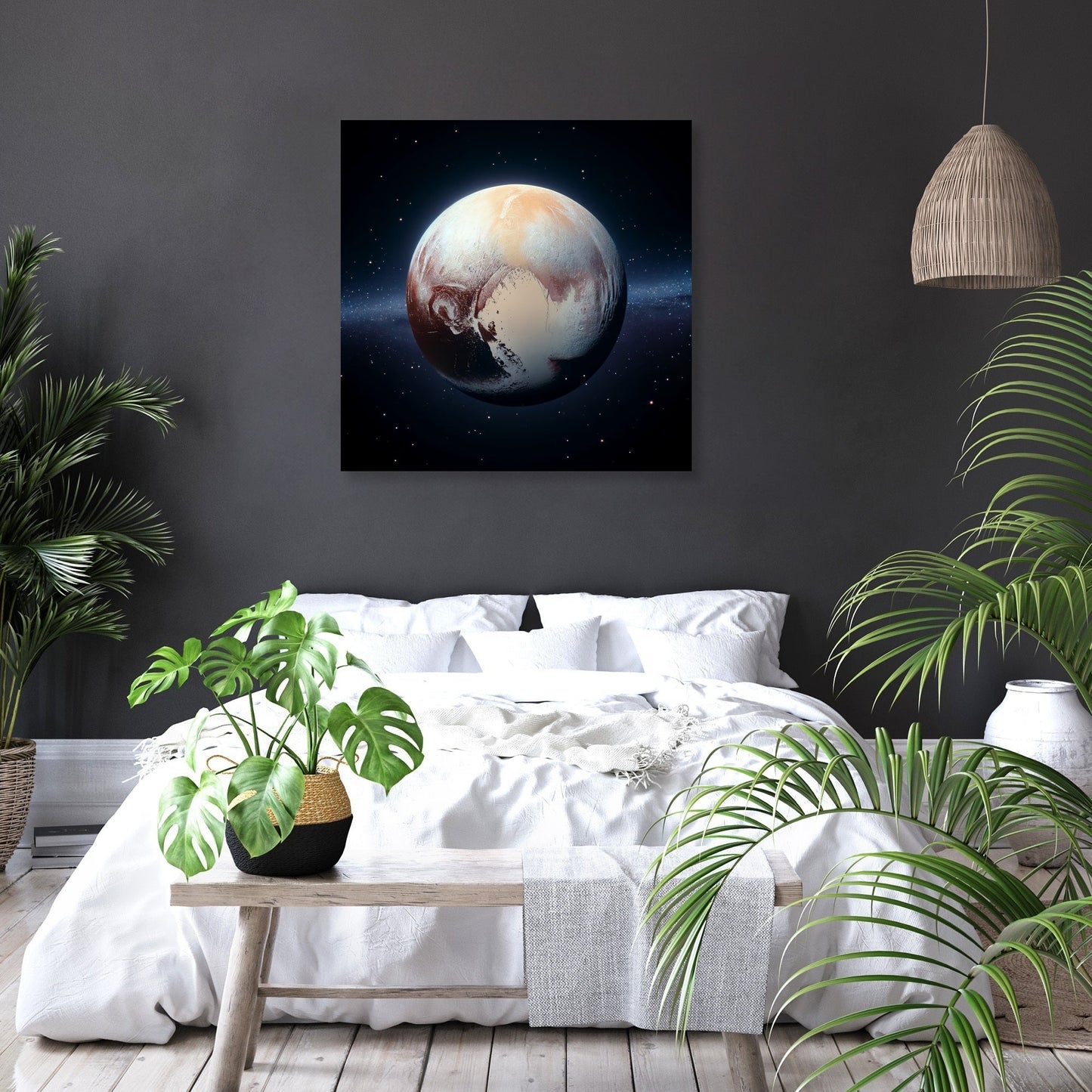 Pluto's Frozen Realm Canvas