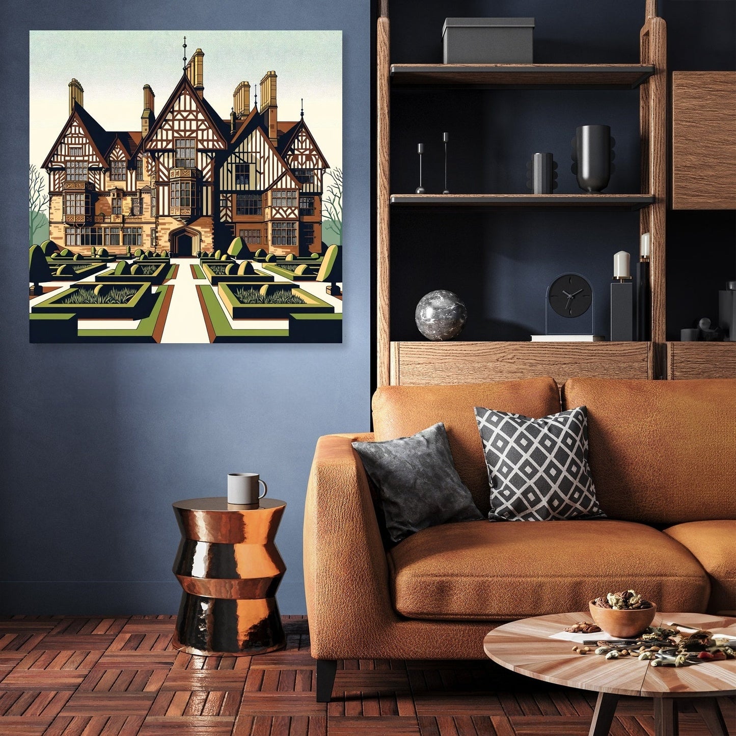 Liverpool Speke Hall Minimalist Vision Canvas