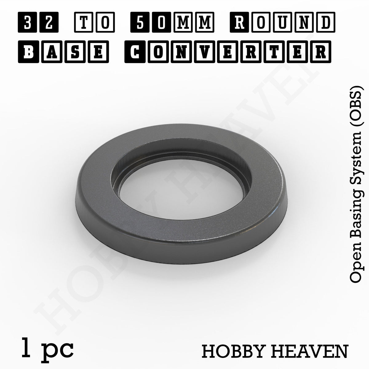 Round to Round Base Converters 3D Print Full Range